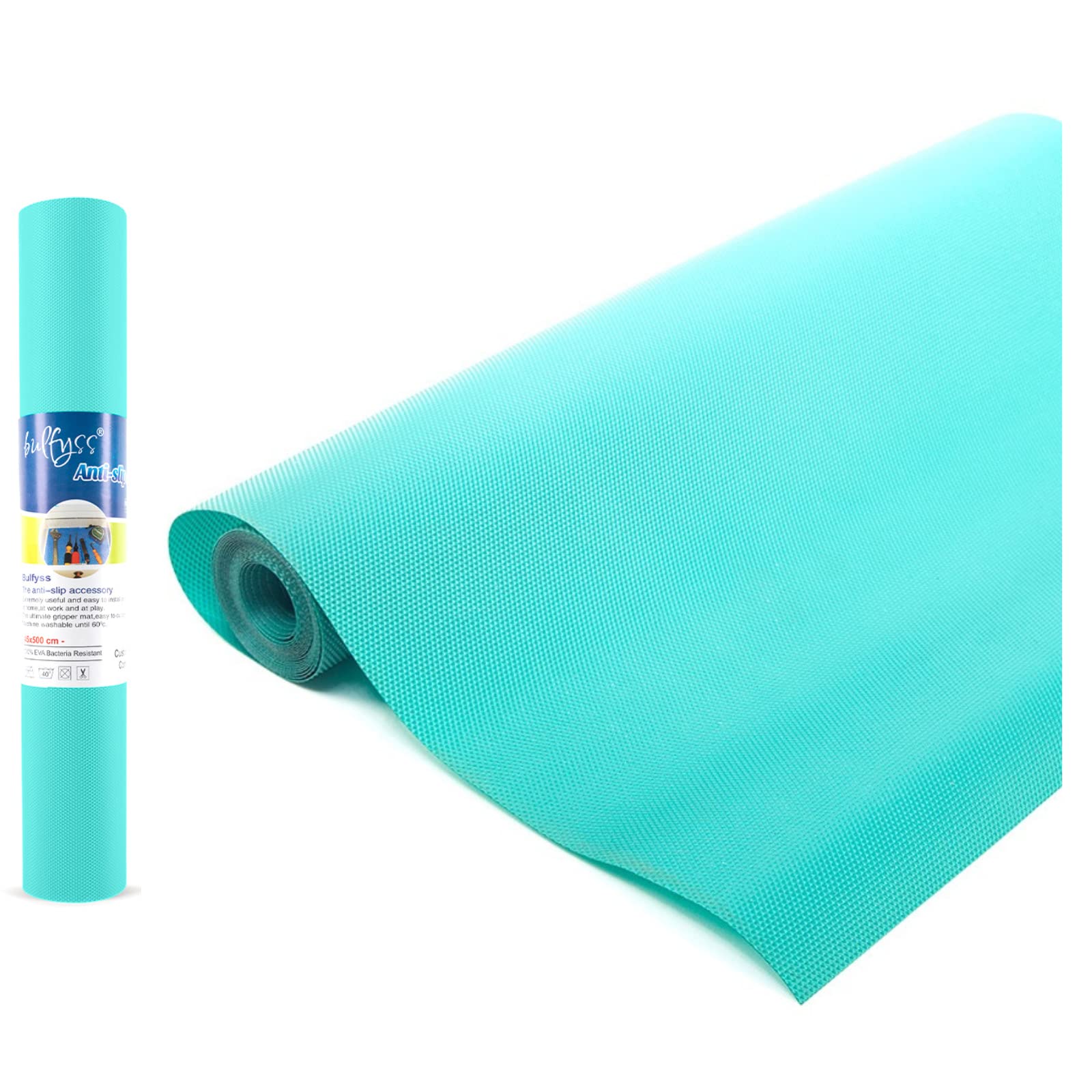 Bulfyss Multipurpose 45Cm X 5M Super Strong EVA Solid Anti-Slip Bathroom Kitchen Cabinet Drawer Shelf Mat Liner Sheets Roll,Frid