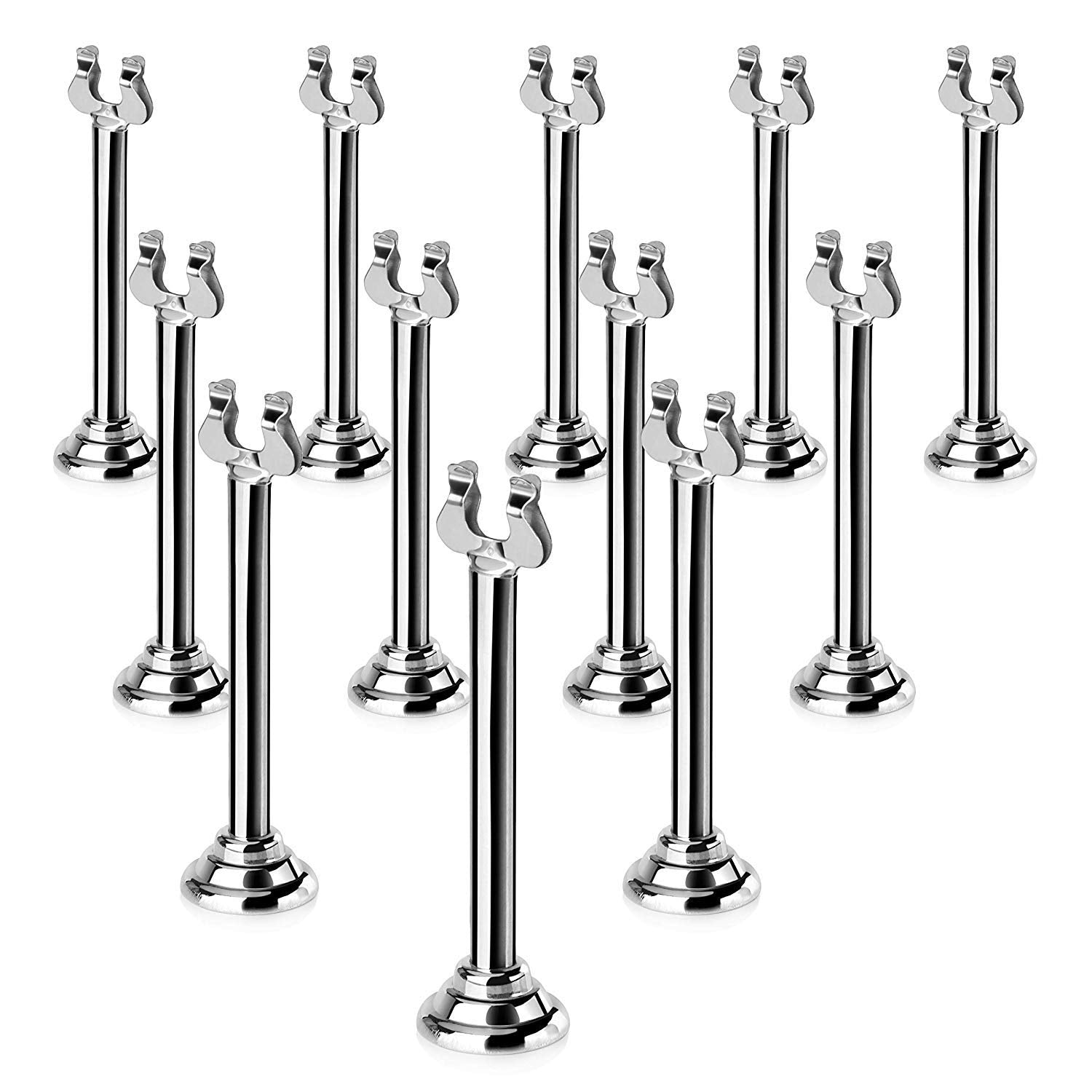 New Star 12 Pcs Triton/Harp-Clip Place Card Holder Table Menu Holder Table Card Holder Table Number Holder Table Number Stand Ba
