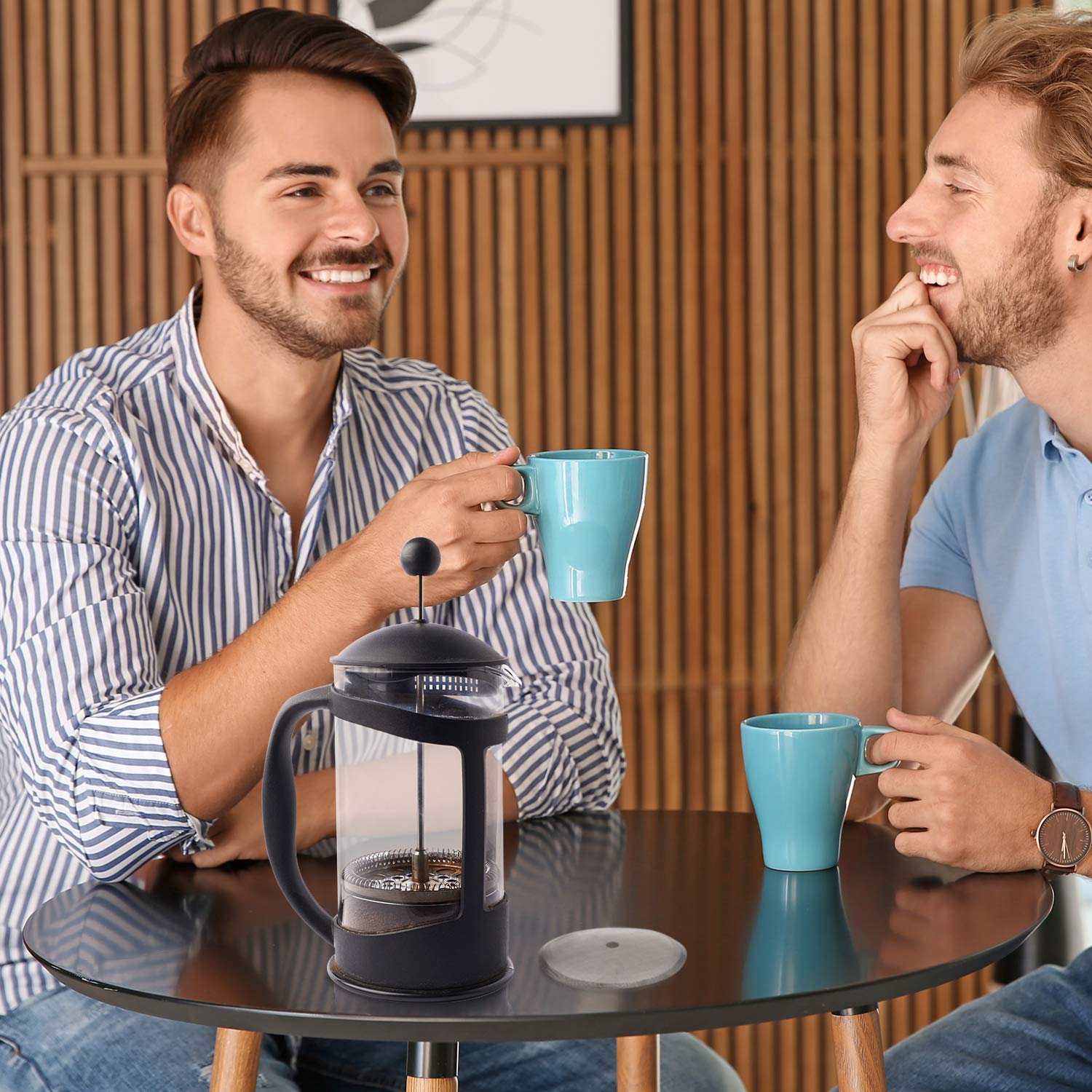 French Press Replacement Cafetiere Filter Mesh Screen Coffee French Press Filters 4 Inch Stainless Steel Reusable Mesh Filter Fo