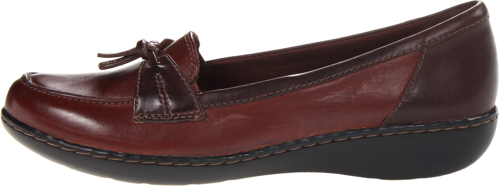 Clarks Womens Ashland Bubble Slip-On Loafer, Brown Multi, 12 M Us