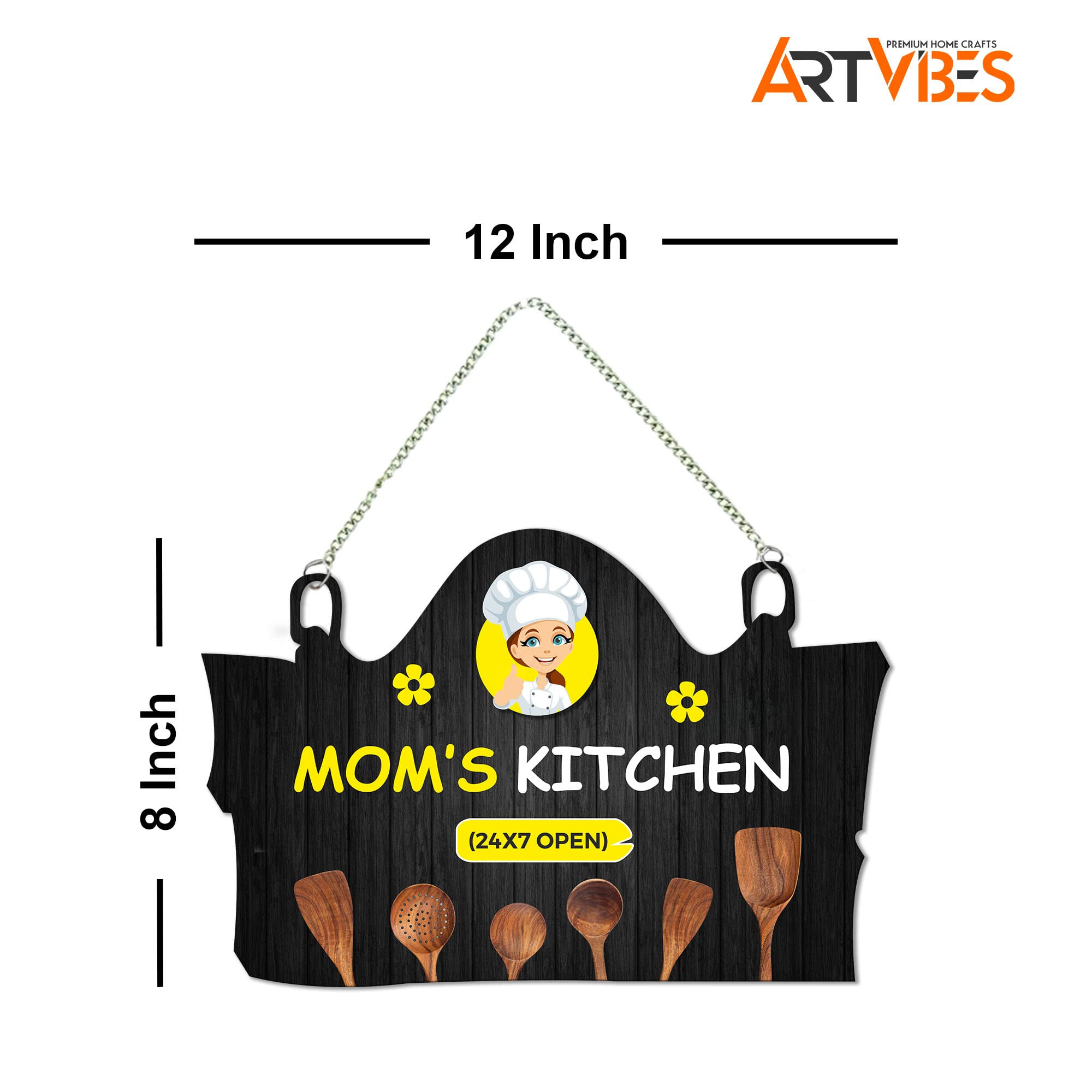 Artvibes Kitchen Wall Hanging for Home Decor |Bedroom | Living Room | Gifts | Decoration Wall Hanging Item | Kitchen Wall Decor