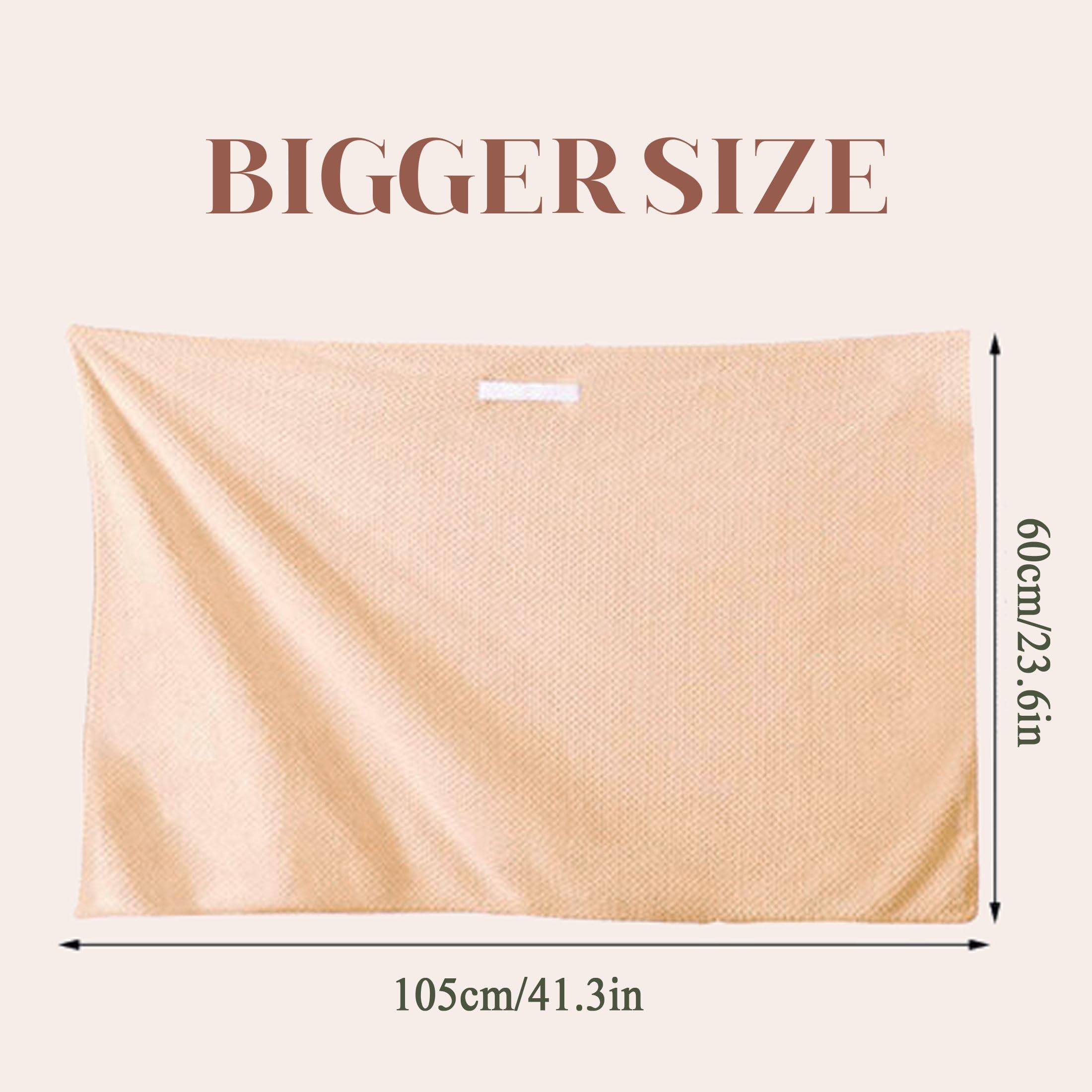 SURPRISE PIE Women Microfiber Hair Towel Wrap with Elastic Strap,Super Absorbent Anti Frizz Drying Turban for Curly, Long,Wet Ha