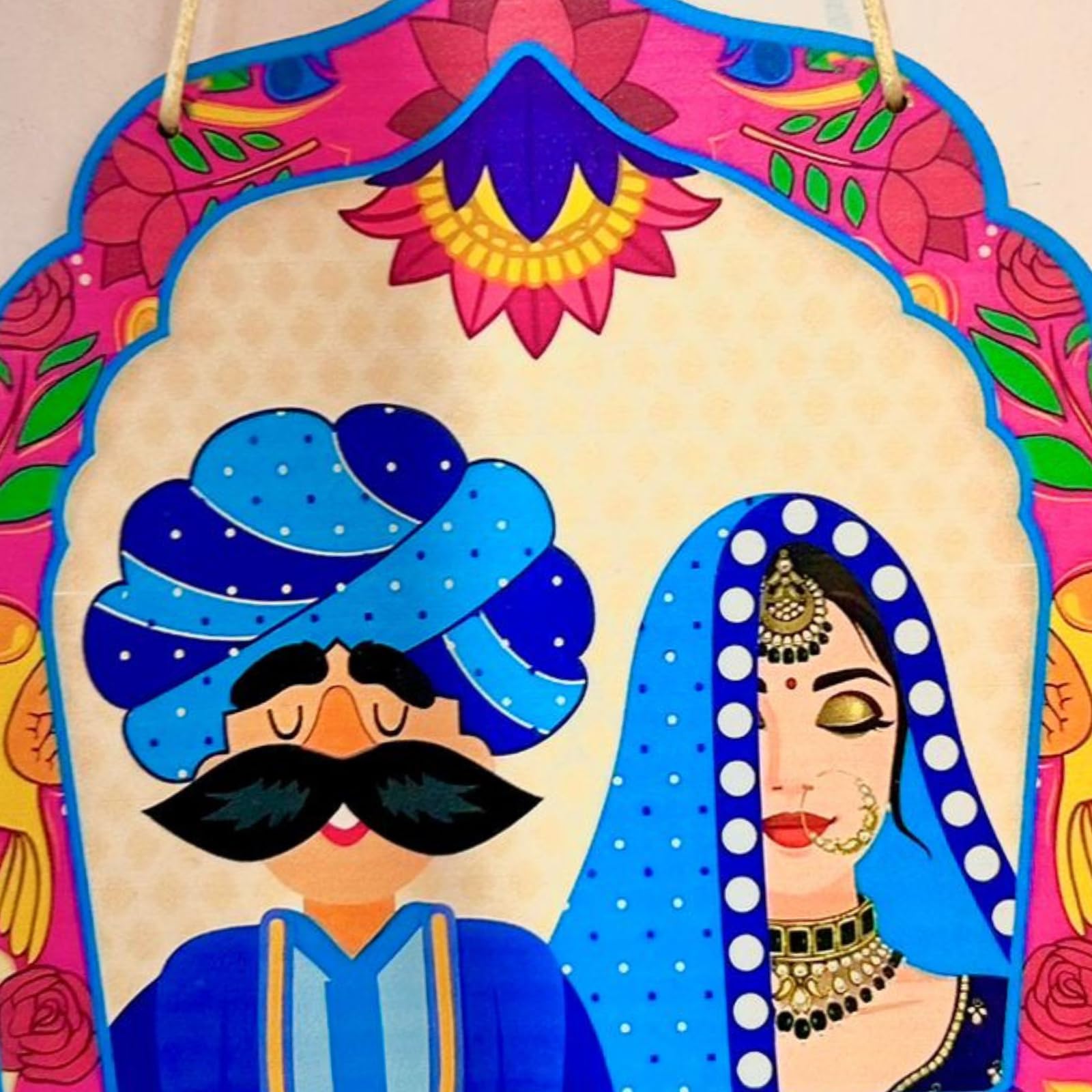 Soni Arts and Crafts Welcome Home Wall Decor, Padharo Sa Wooden Wall Hanging Bedroom Decoration, Home Entrance Artworks, Wall Ha