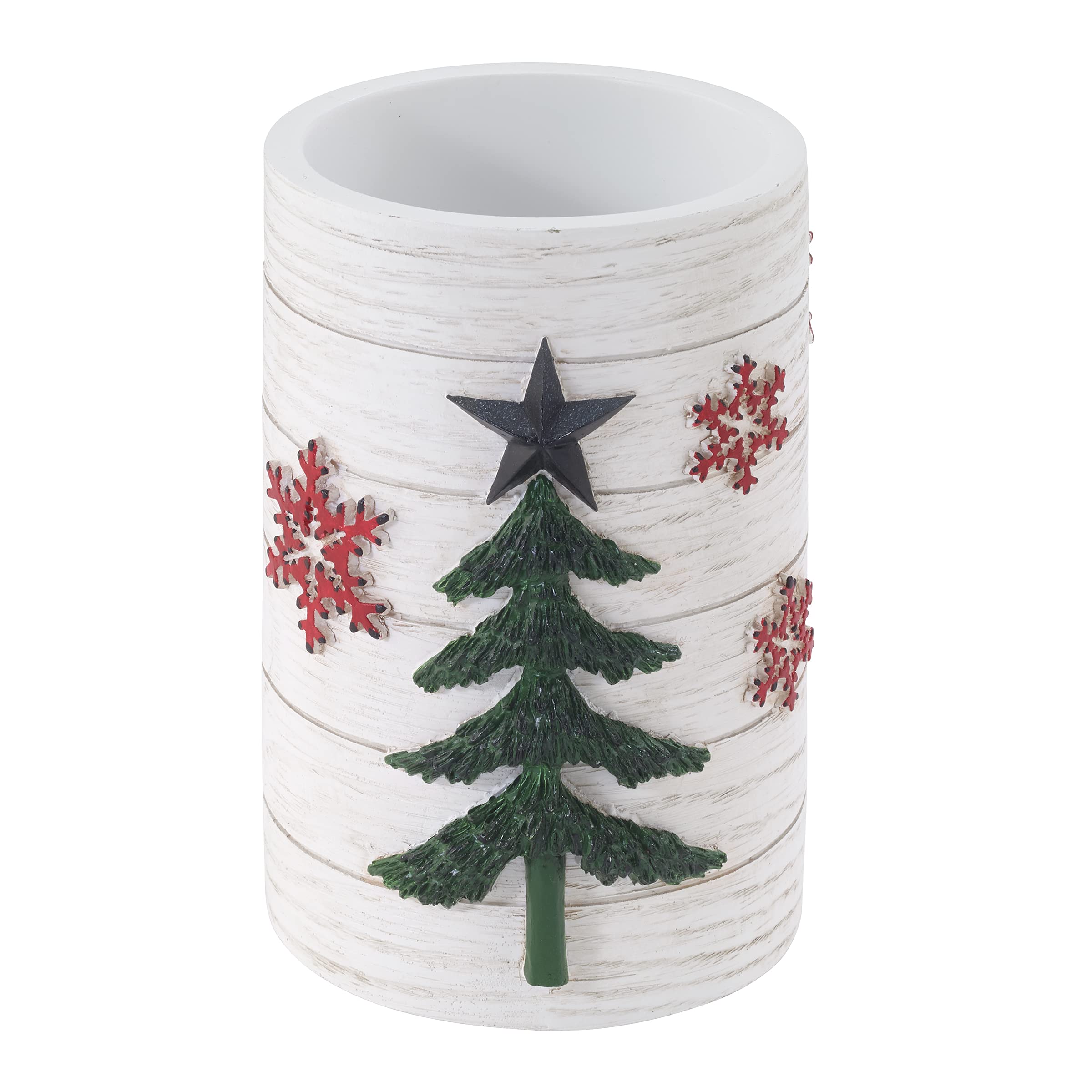 Avanti Linens - Tumbler, Resin Countertop Accessories, Christmas Decorations (Tis The Season Collection)