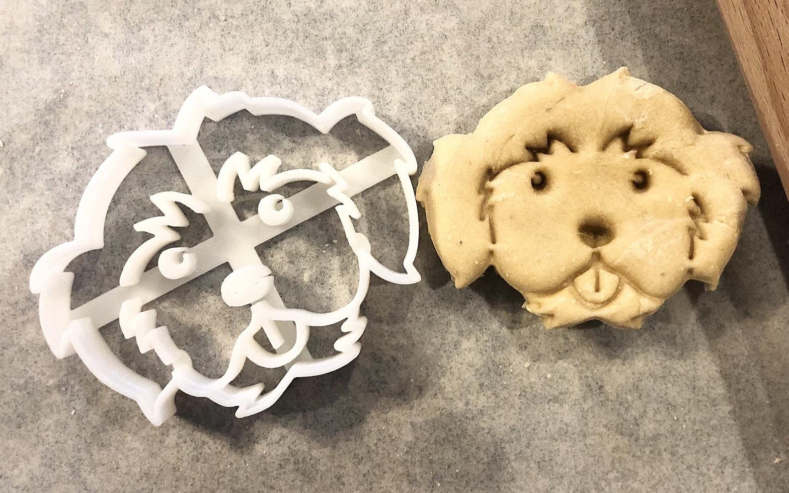 Havanese Cookie Cutter And Dog Treat Cutter - Face - 3 Inch