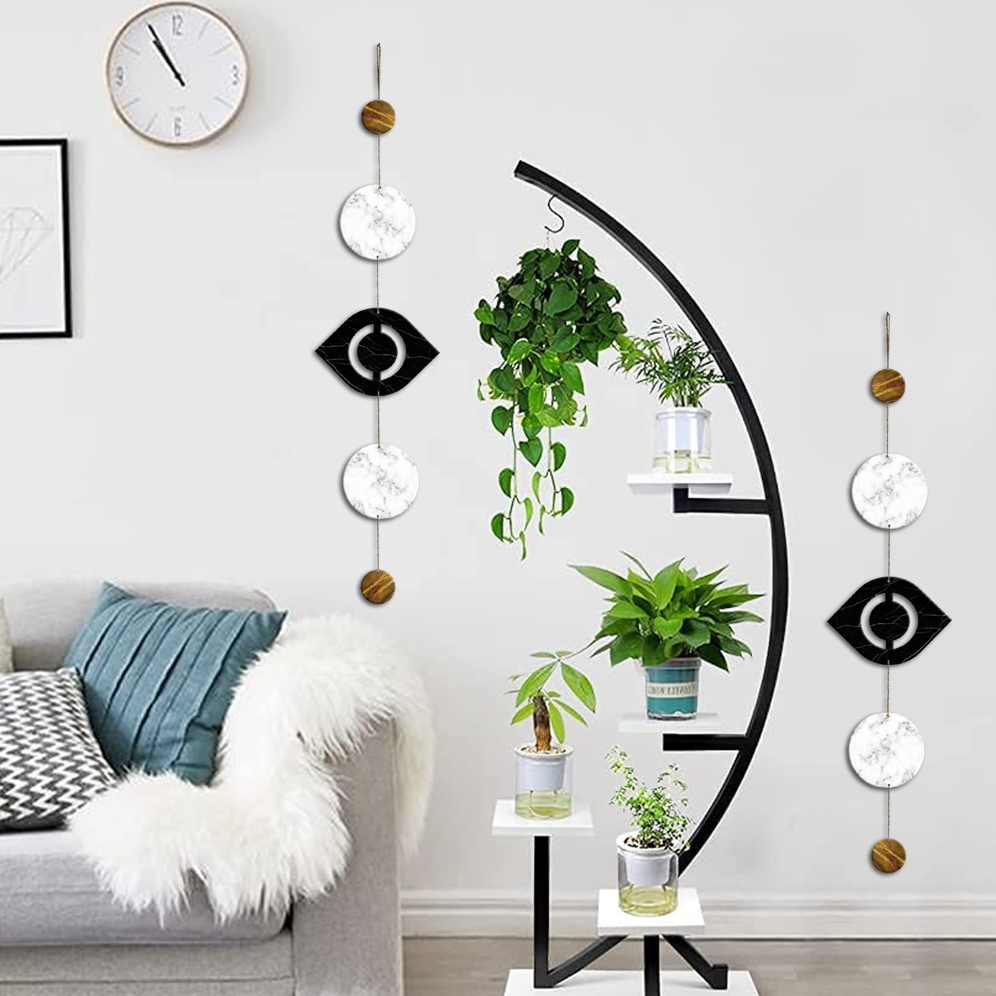 Artvibes Eye Shape Wall and Door Hanging for Home|Office|Wall Decoration (WH_5207N)( Multi 7)