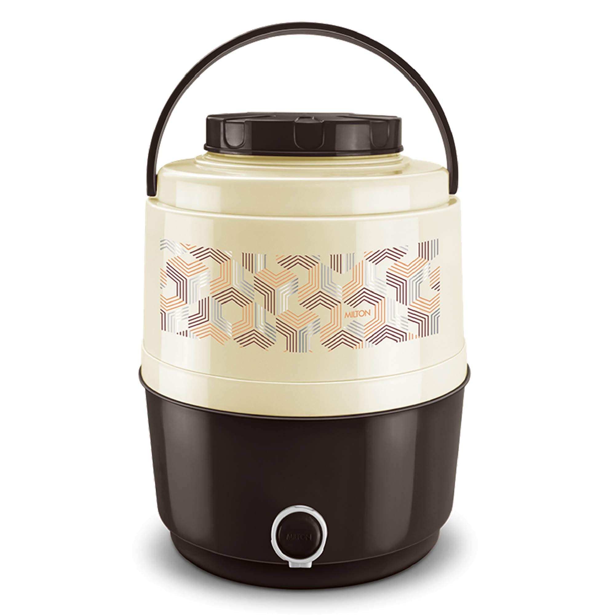 Milton New Kool Musafir 2000 Insulated Water Jug, 20 Litres, Brown (Plastic)