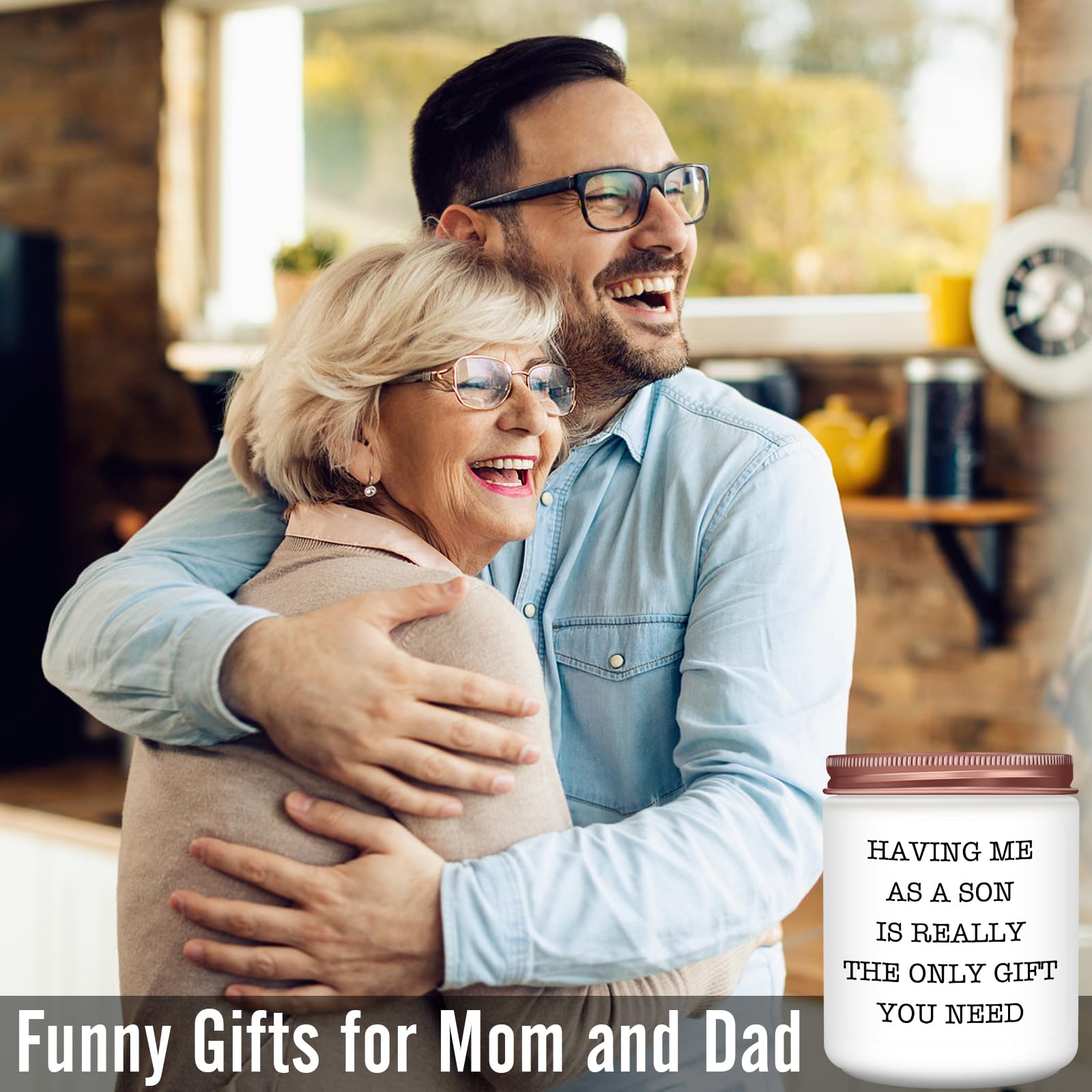 Homsolver Gifts for Mom from Son, Christmas Mothers Day Birthday Gifts for Mom, Stocking Stuffers for Moms, Funny Lavender Mothe