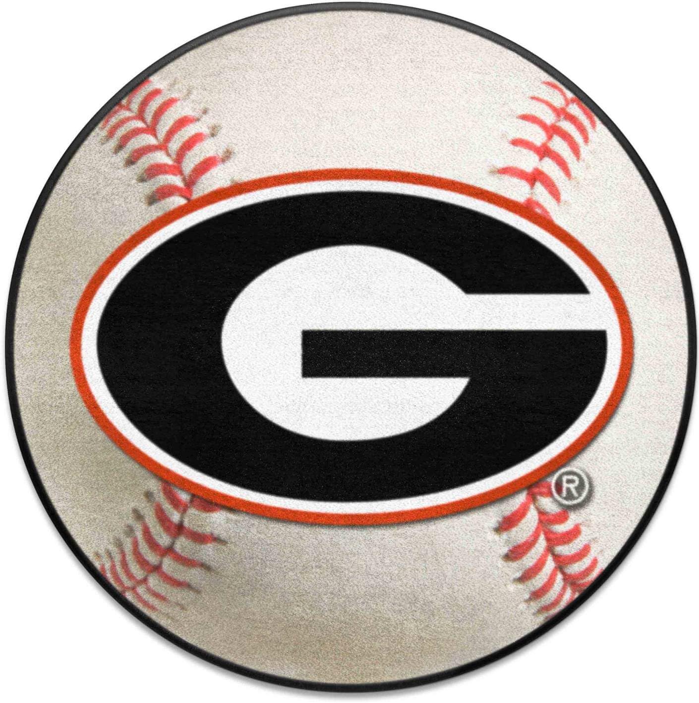 Georgia Baseball Mat 27 diameter 27 diameter