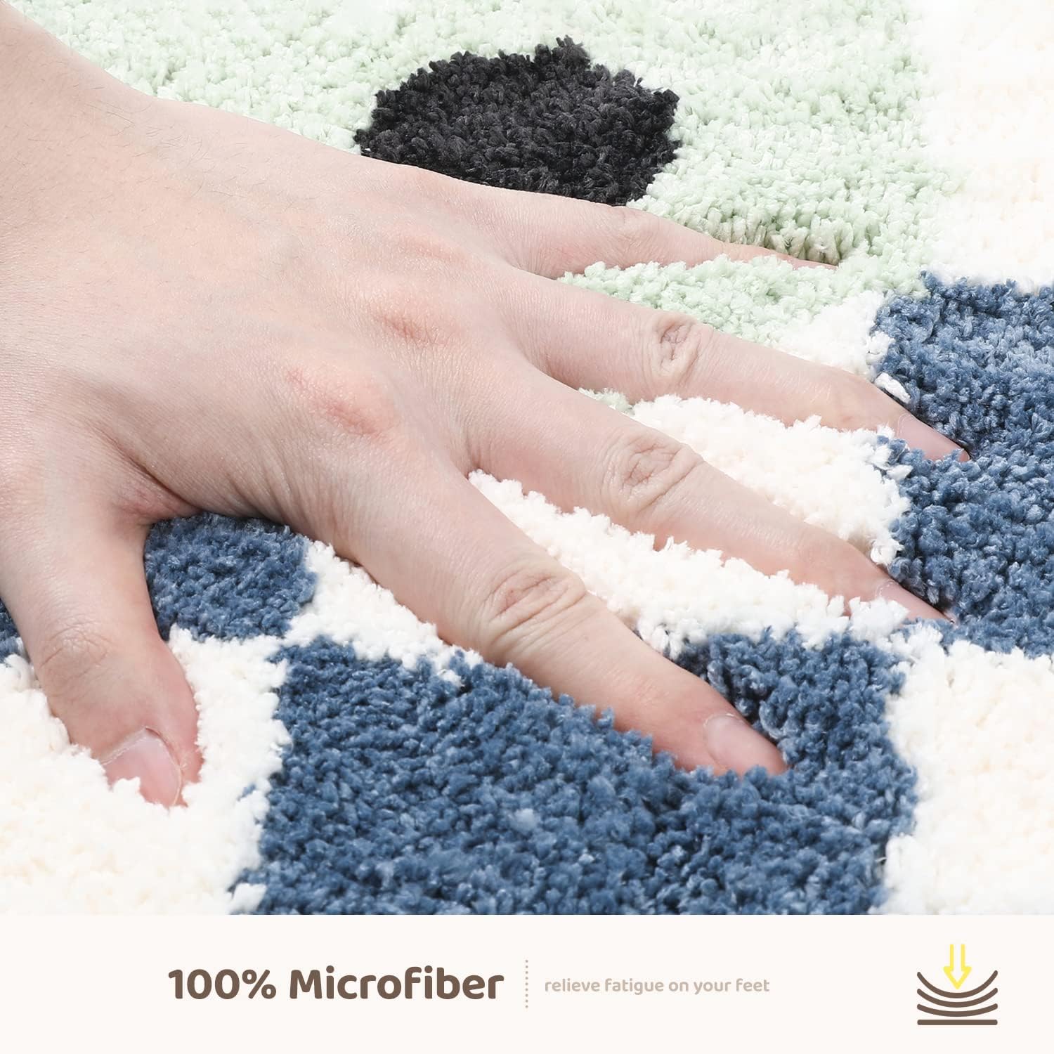 Molesun Frog Bathroom Rug Mat, Extra Soft Absorbent Bath Rug, Non-Slip Comfortable Bath Mat, Animal Carpet For Tub, Shower, Bath