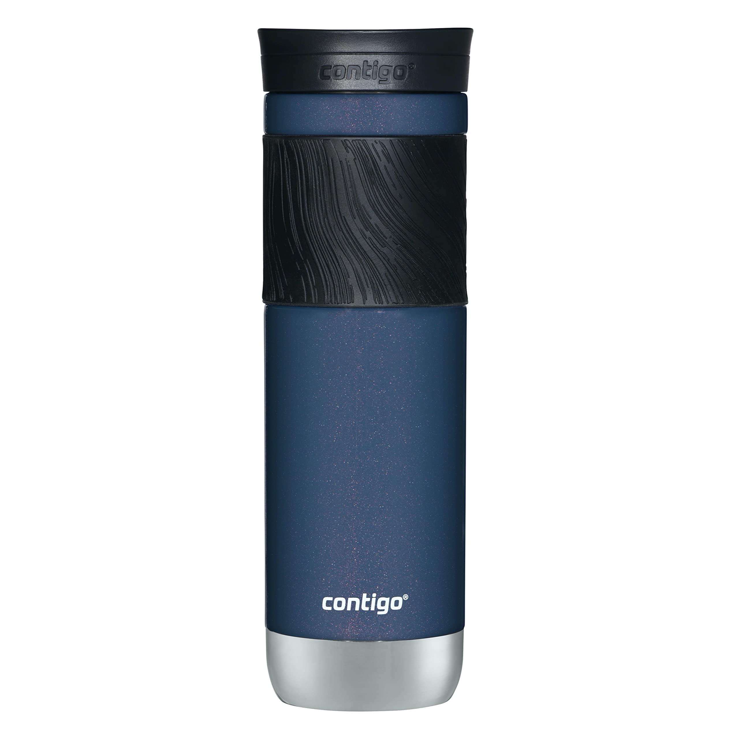 Contigo Snapseal Insulated Stainless Steel Travel Mug With Grip, 24Oz., Midnight Berry