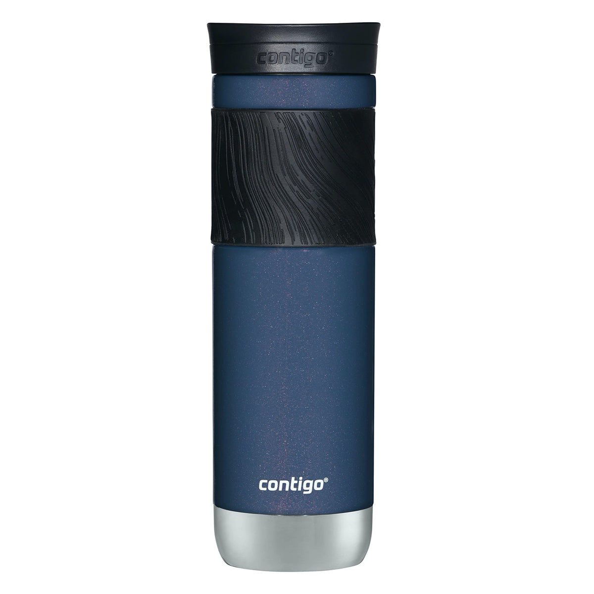 Contigo Snapseal Insulated Stainless Steel Travel Mug With Grip, 24Oz., Midnight Berry