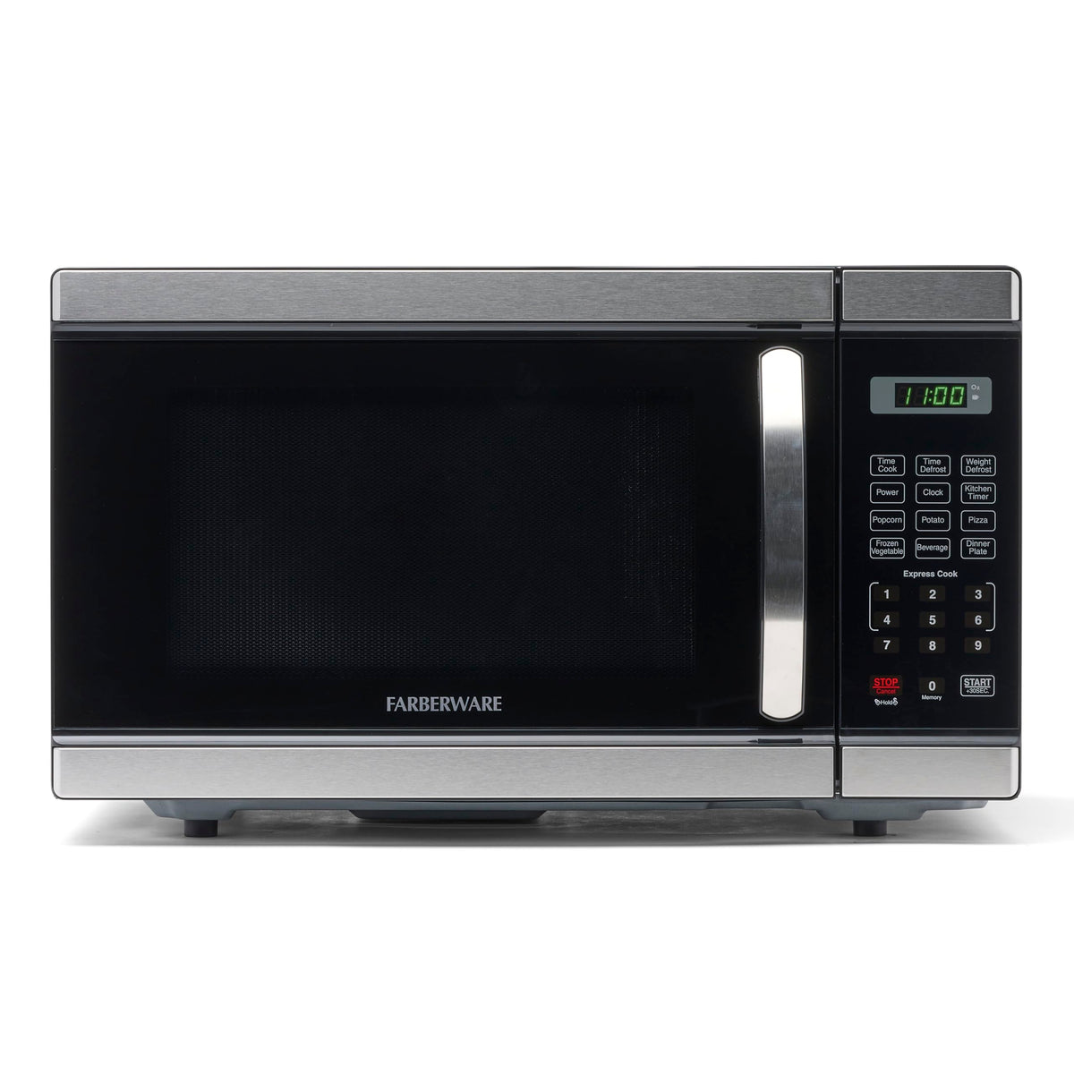 Farberware Countertop Microwave 1000 Watts, 1.1 Cu. Ft. - Microwave Oven With Led Lighting And Child Lock - Perfect For Apartmen