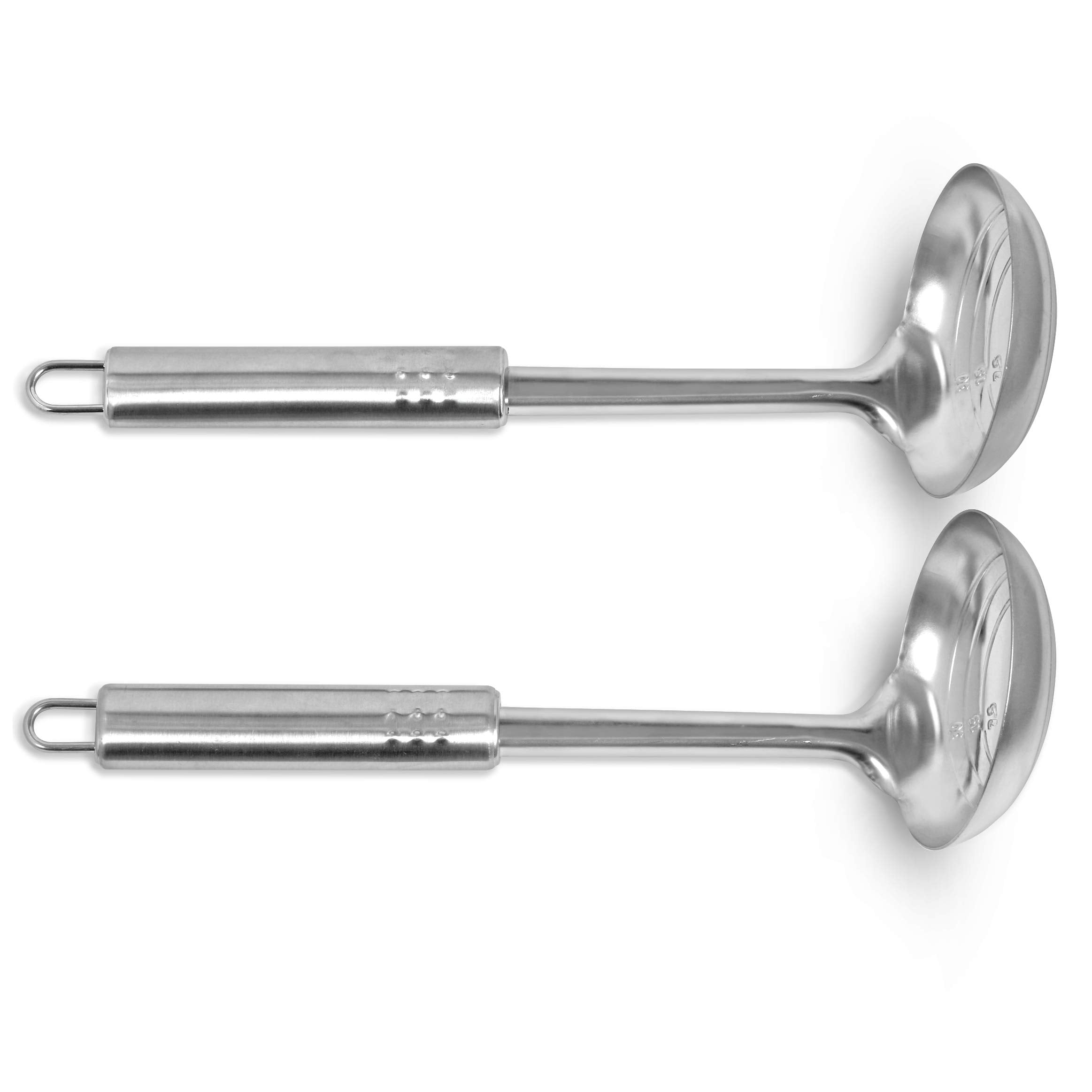 Simpli-Magic 79311 Stainless Steel Soup Ladle, 2 Count Bundle, Stainless Steel, Pack Of 1, 2 Count)