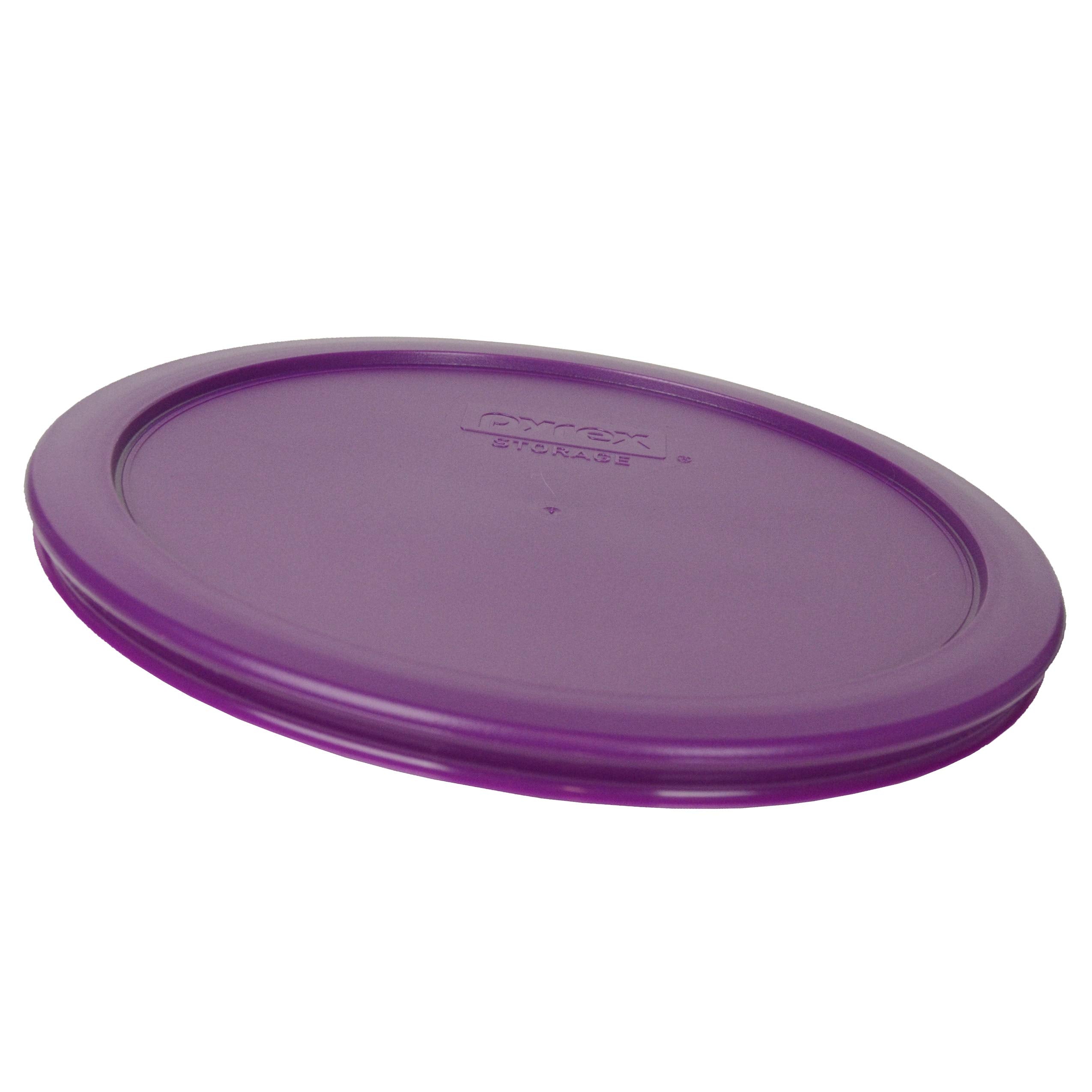 Pyrex 7402-Pc Thistle Purple Round Plastic Food Storage Lid, Made In Usa