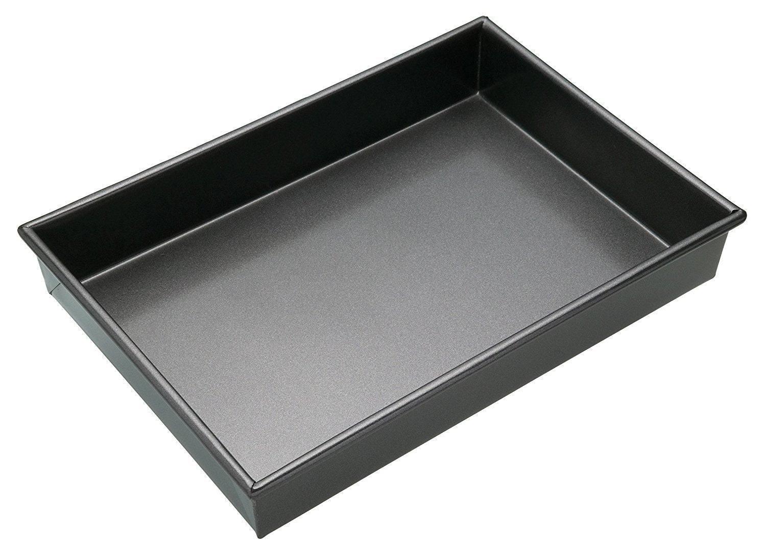 MasterClass 35 x 24 cm Baking/Roasting Tray with PFOA Free Non Stick, Robust 1 mm Carbon Steel Deep Rectangular Traybake Tin