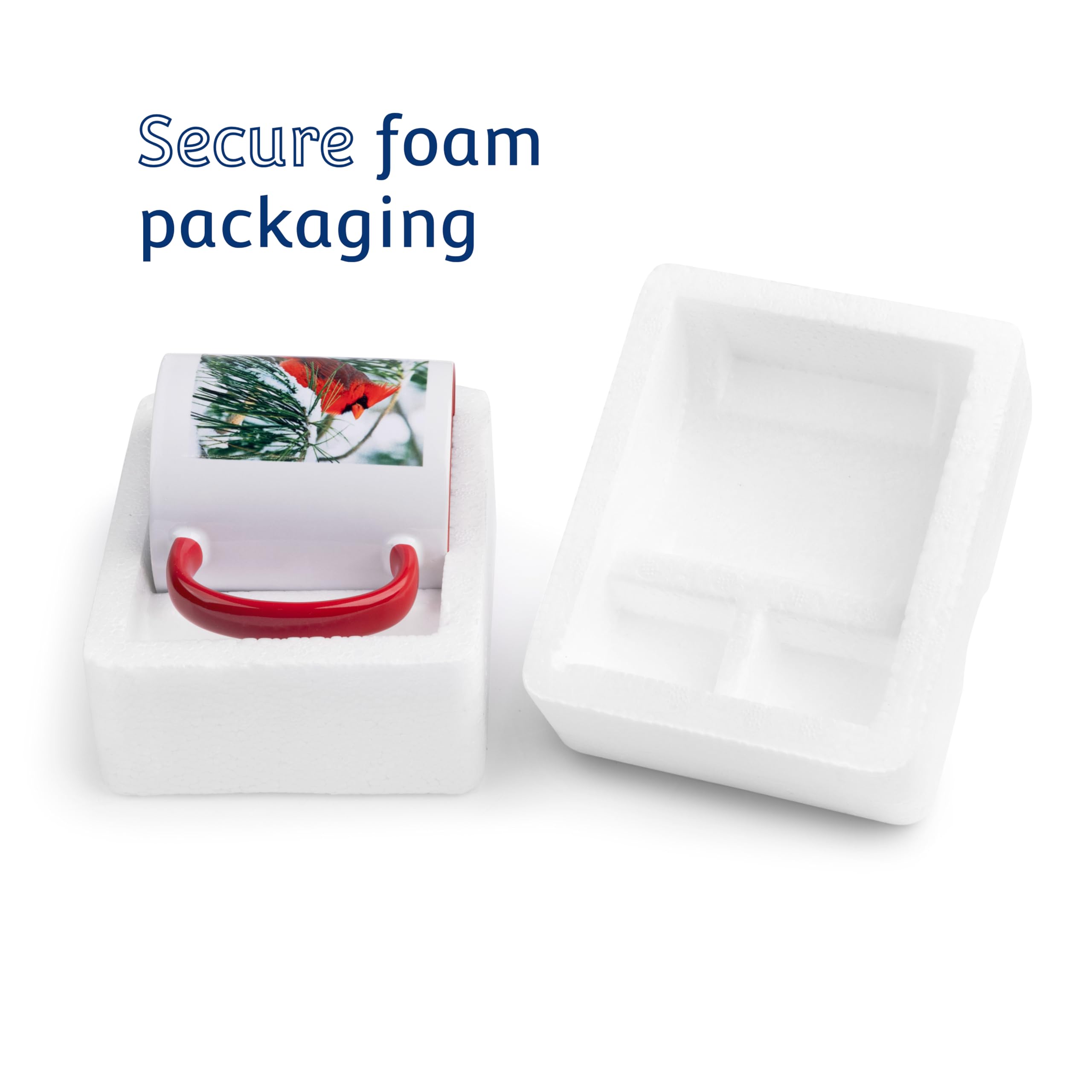 3Drose Mug, 11Oz, Green/White