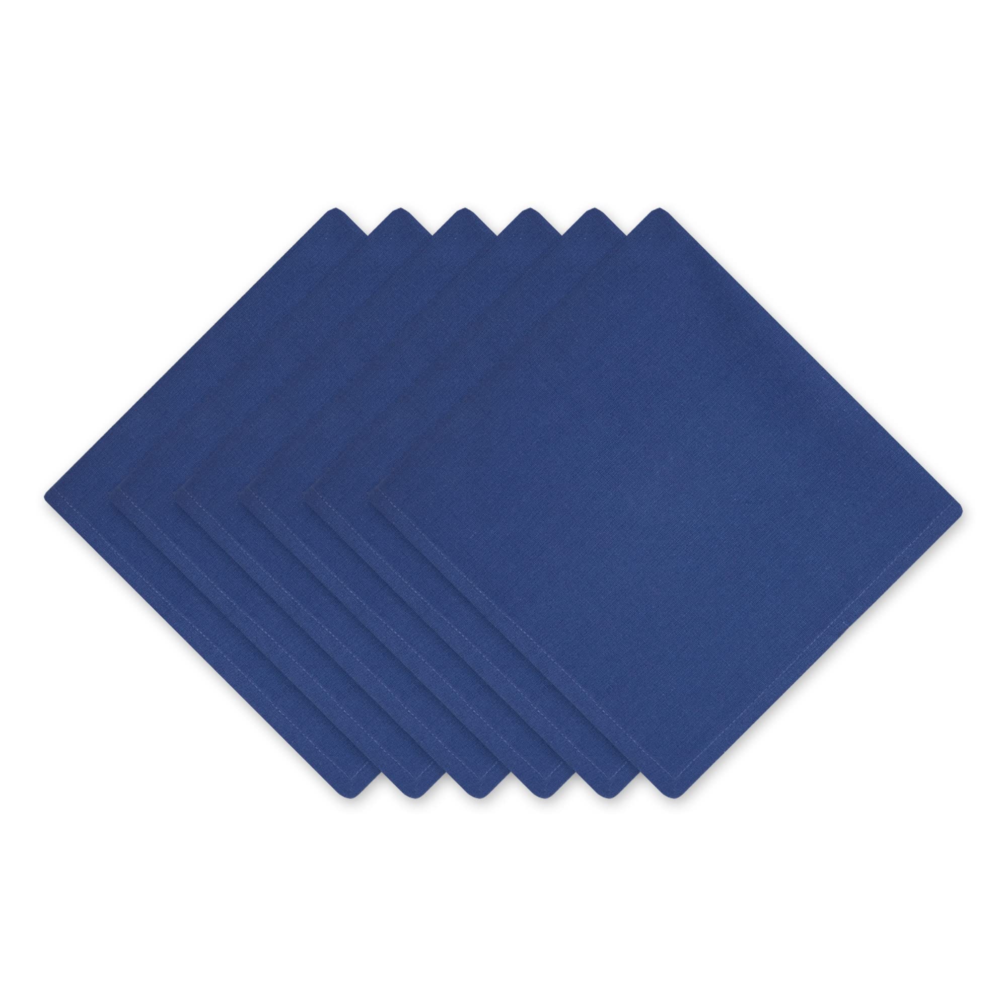 NAVY SOLID NAPKIN SET/6