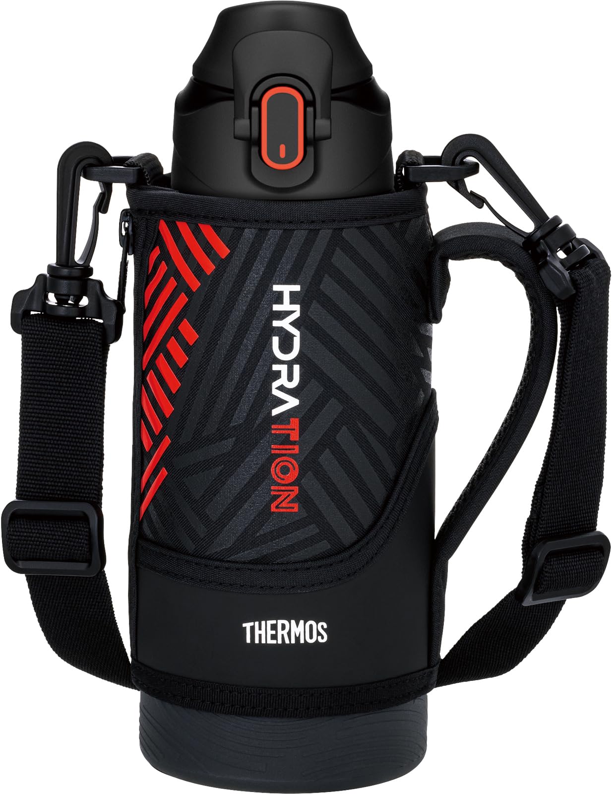 ????(THERMOS) Water Bottle, stainlesssteel, Black Orange, 0.8L