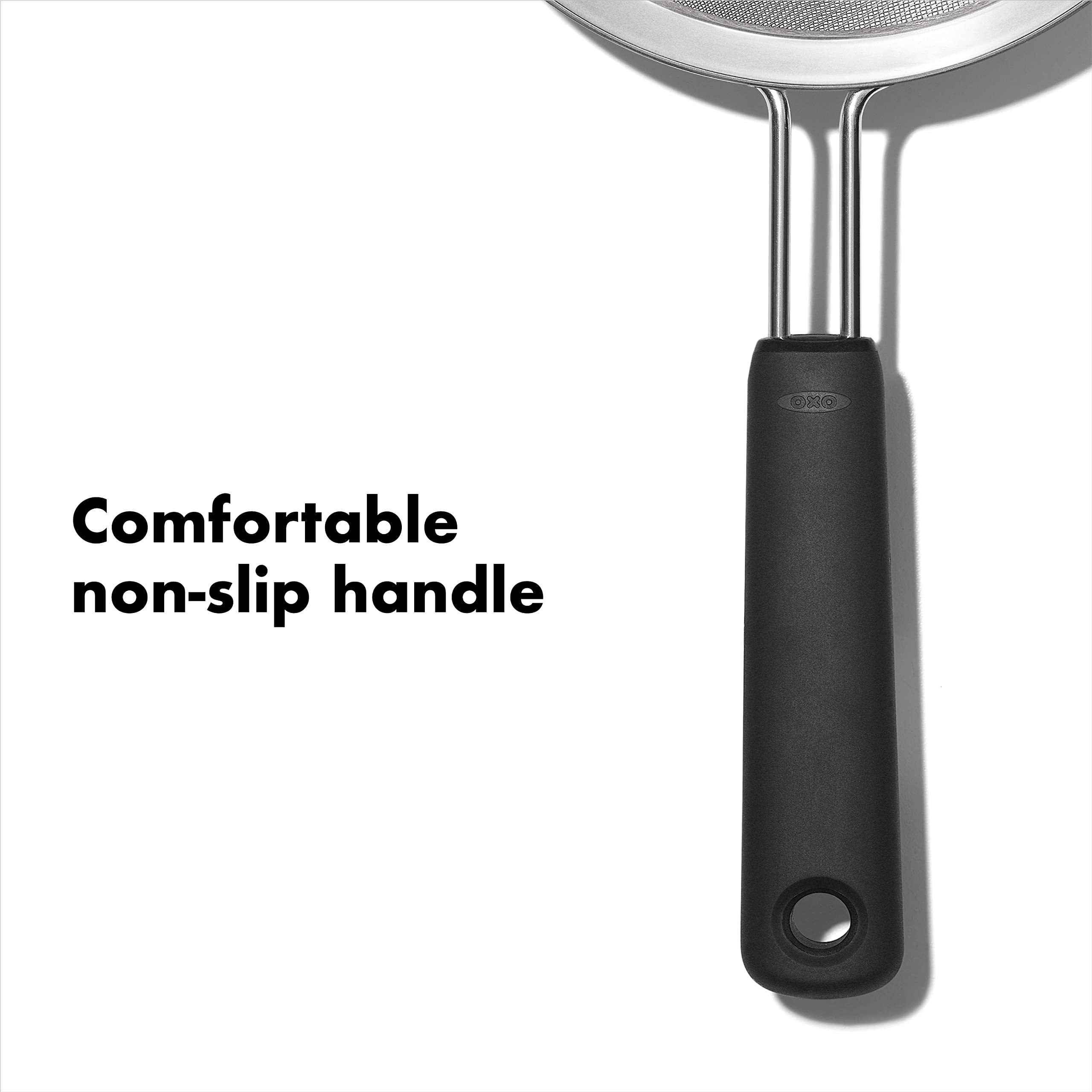 Oxo Good Grips 8-Inch Double Rod Strainer, Black