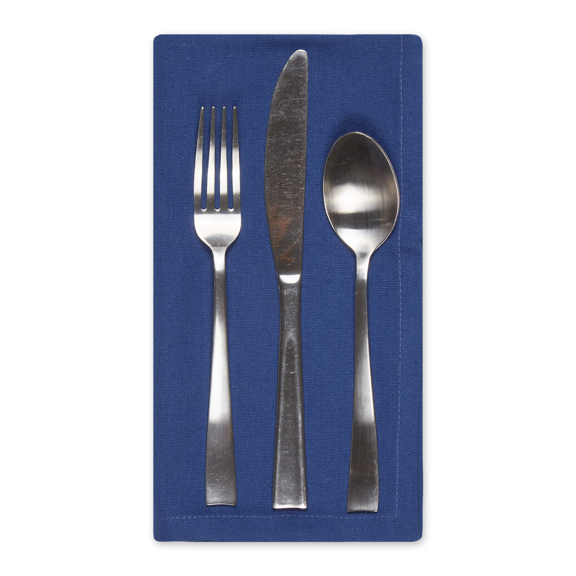 NAVY SOLID NAPKIN SET/6
