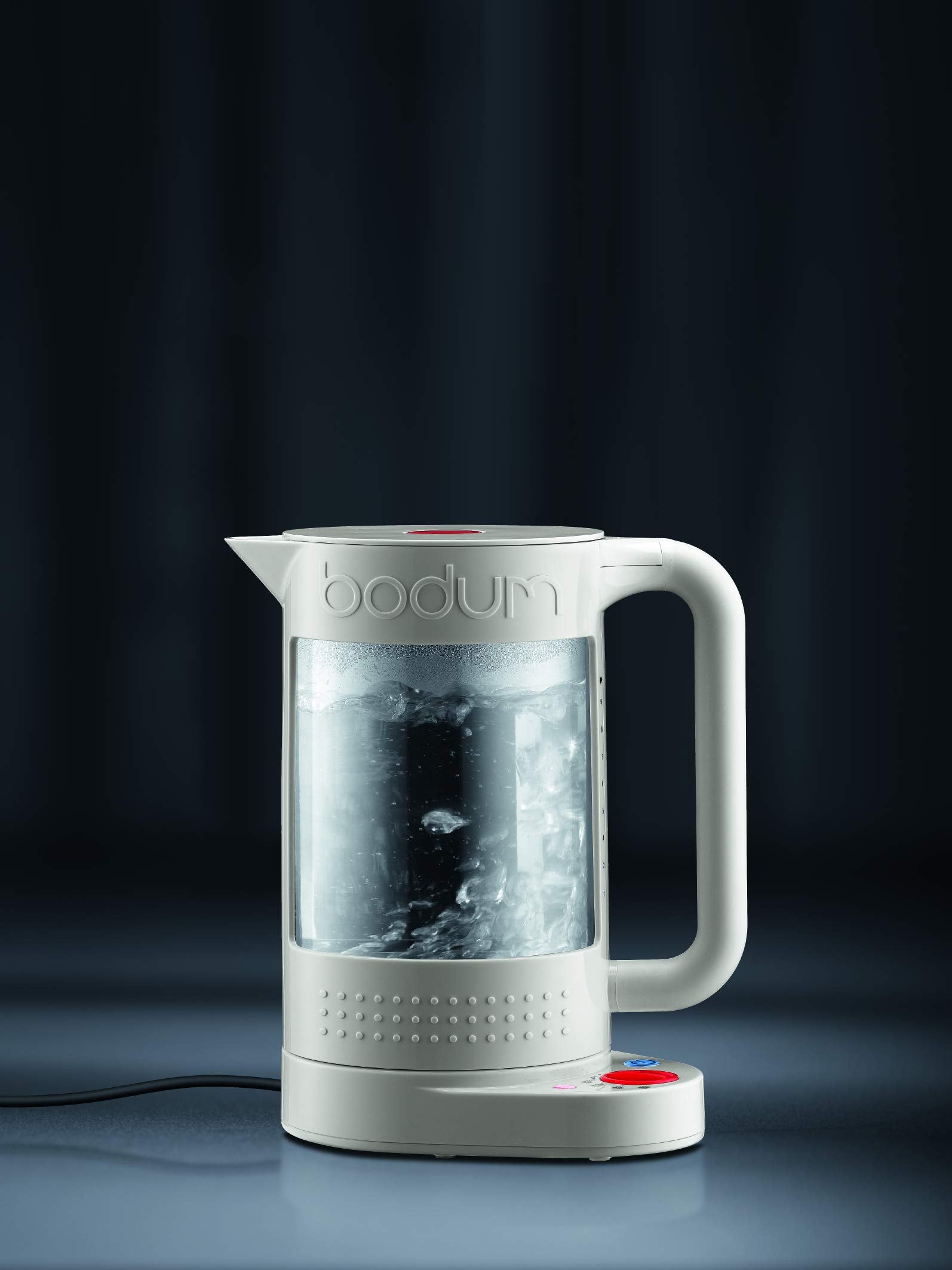 Bodum 37Oz Bistro Electric Water Kettle, Double Wall W/ High-Heat Borosilicate Glass & Bpa-Free Plastic, Temperature Control, Au