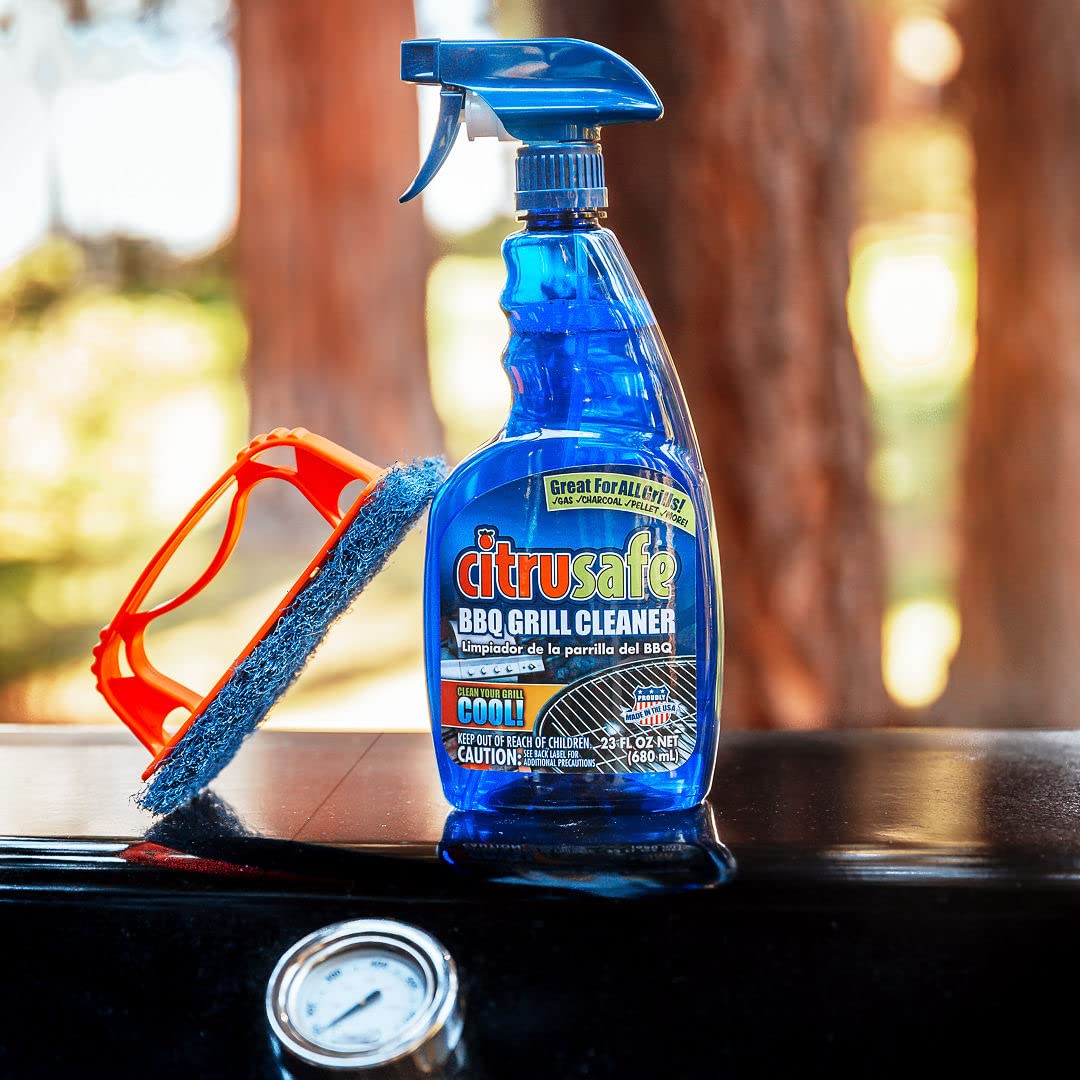 Citrusafe Grill Cleaning Spray - Bbq Grid And Grill Grate Cleanser (23Oz)