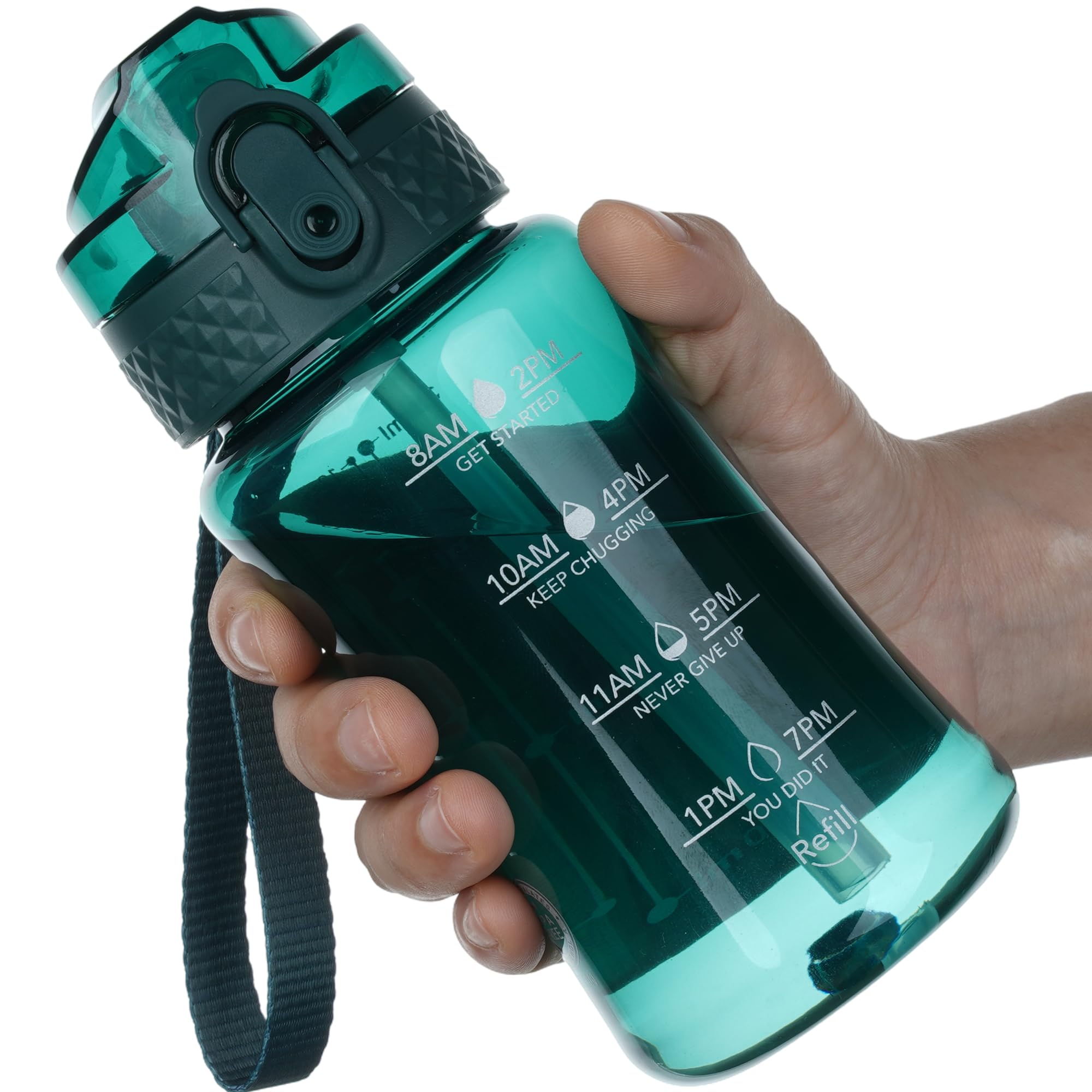 OLDLEY 12oz Kids Water Bottle for school Girls Boys, Motivational Water Bottles With Silicone Straw, Leak-Proof Tritan BPA-Free,