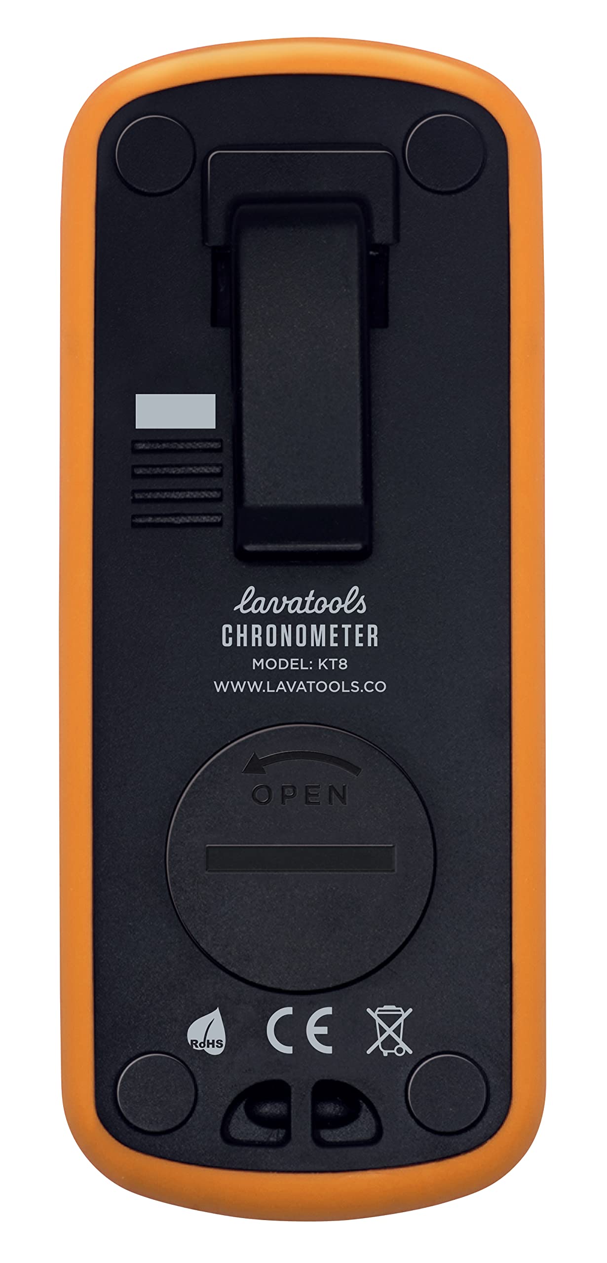 Lavatools Kt8 Digital Kitchen Dual Timer & Stopwatch, Backlight, Ultra Loud Alarm, Mute Function, Quick-Set Buttons, Hang Hole,