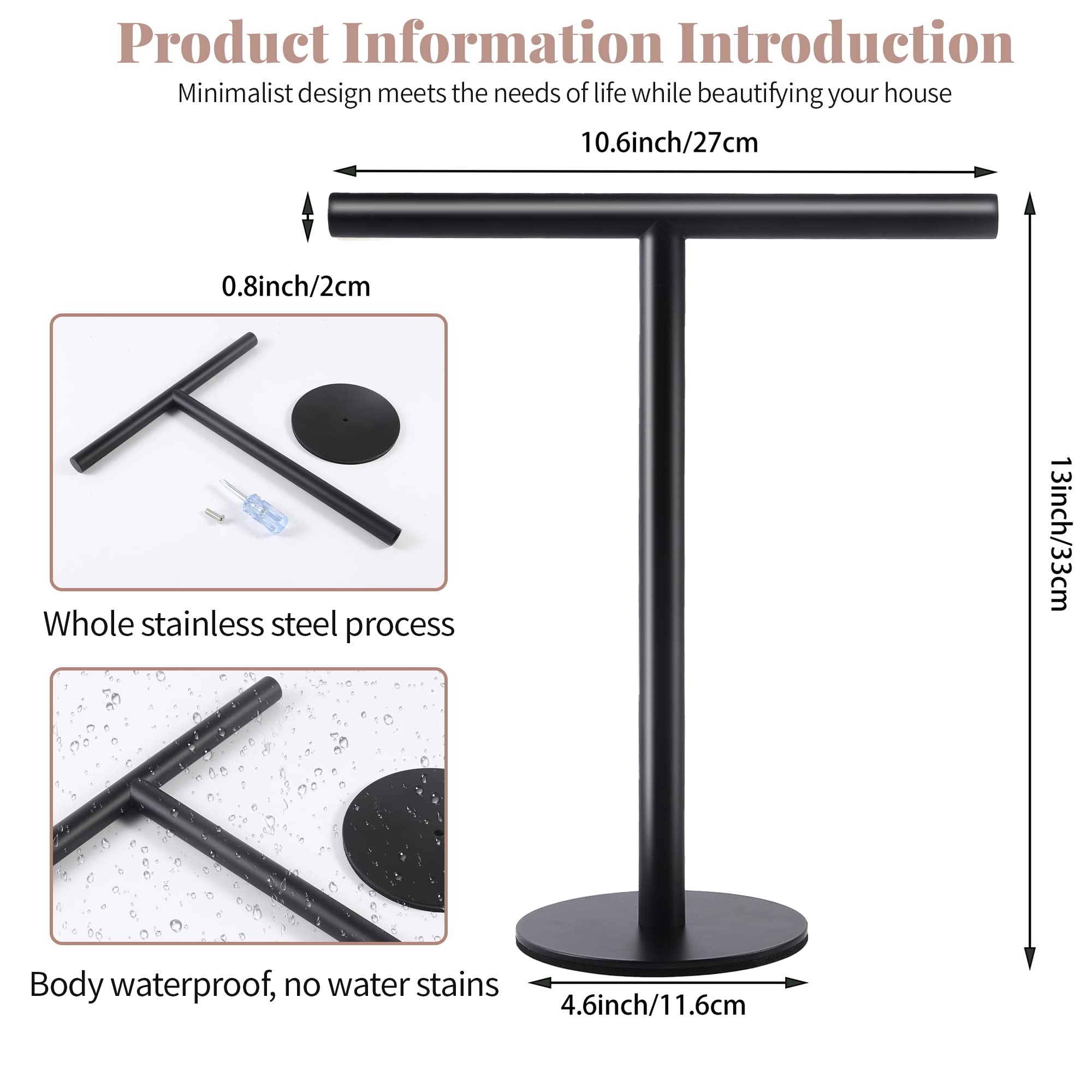 Bathroom Hand Towel Holder Stand
