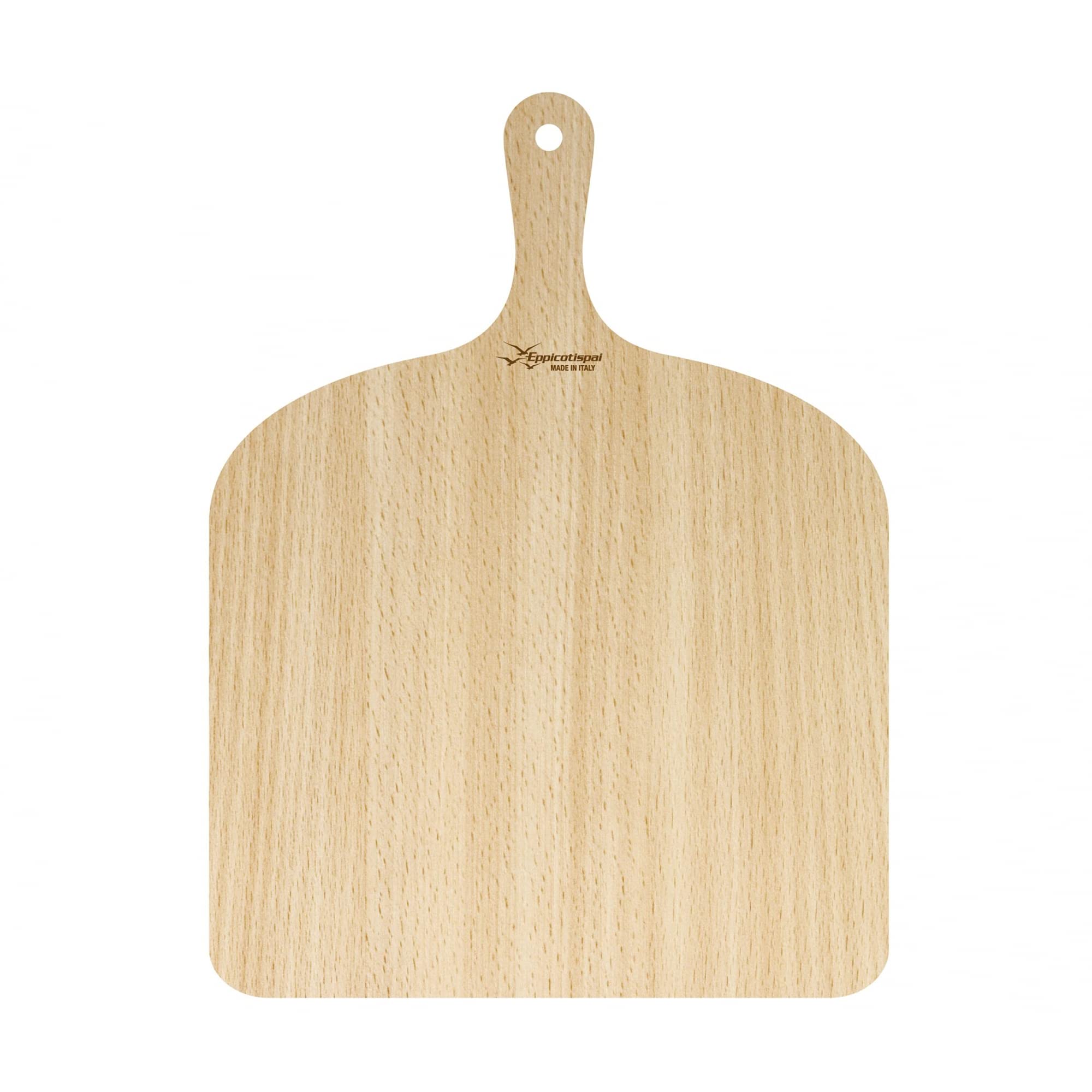 Eppicotispai Birchwood Pizza Peel, 16 by 12-Inch,Silver/Brown