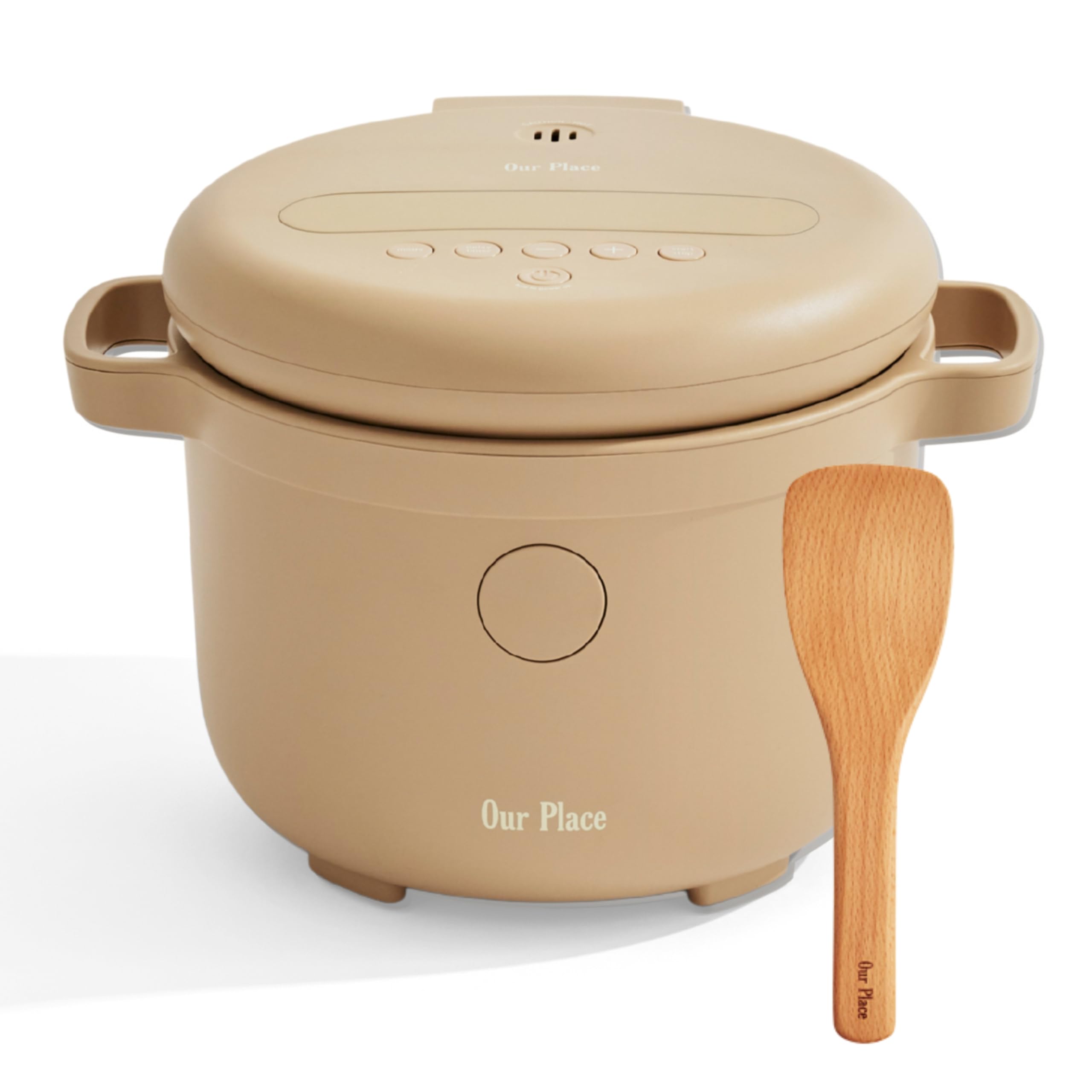 Our Place Rice Cooker | Compact Rice Cooker 3-Cup Uncooked / 6-Cup Cooked with Ceramic Nonstick Inner Pot | Fuzzy Logic Multi-Co