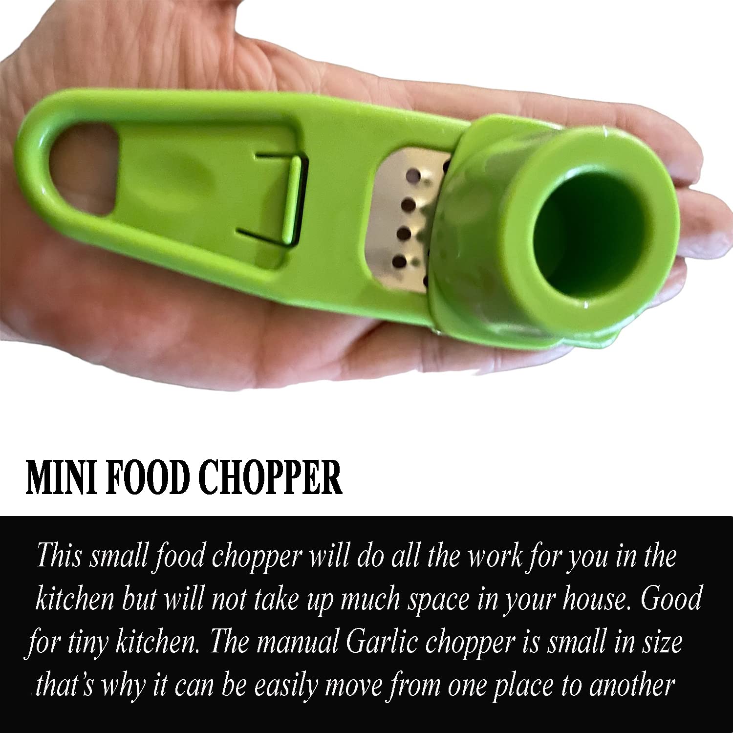 Angel'S Peel Lounge Multipurpose Garlic Mincer And Crusher Easy Squeeze And Clean Garlic Press Dishwasher Safe. Sturdy Design Ex