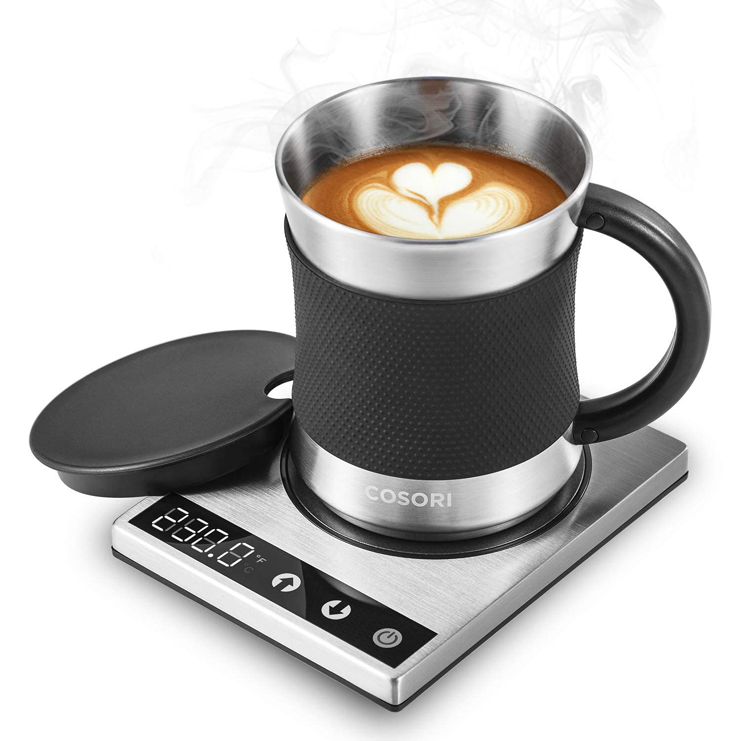 COSORI Coffee Mug Warmer & Mug Set for Desk, Cup Heater, Office & Christmas Gifts, 1F Precise Temperature Control, Touch Tech & 