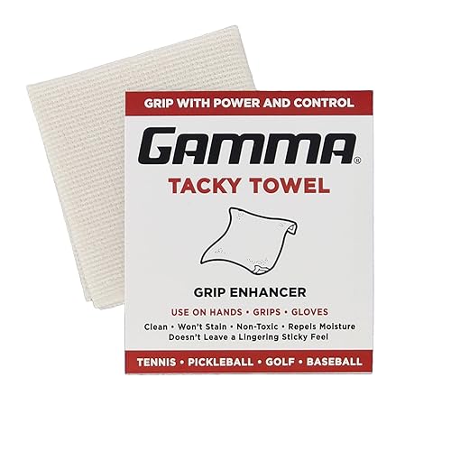 Gamma Tacky Towel Grip Traction Enhancer - Ideal For Tennis, Golf, Baseball, Football, Softball, Or Basketball 8.00'' X 5.00''