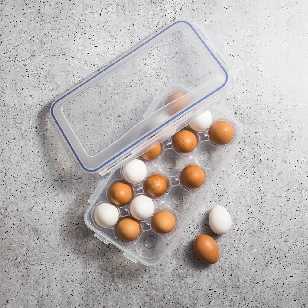 LocknLock Airtight Container - 18 Count, Clear Plastic, Model HPL955