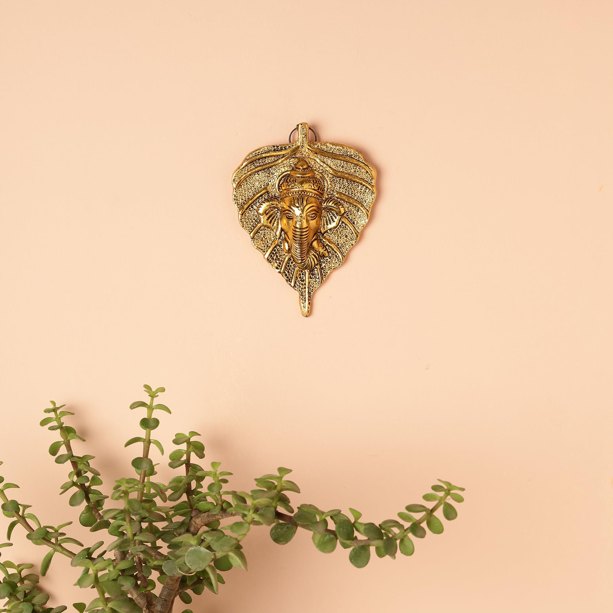 Heyearth Lord Ganesh Wall Hanging For Home Entrance,Ganesha Figurine,Lord Ganesha Idol Statue For Home Temple,Office,Gifts.Ganpa