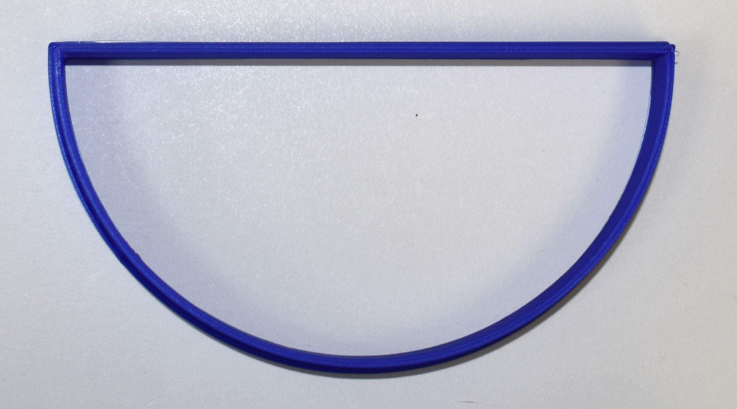 Half Circle Semicircle Shape Taco Orange Slice Cookie Cutter Usa Pr712