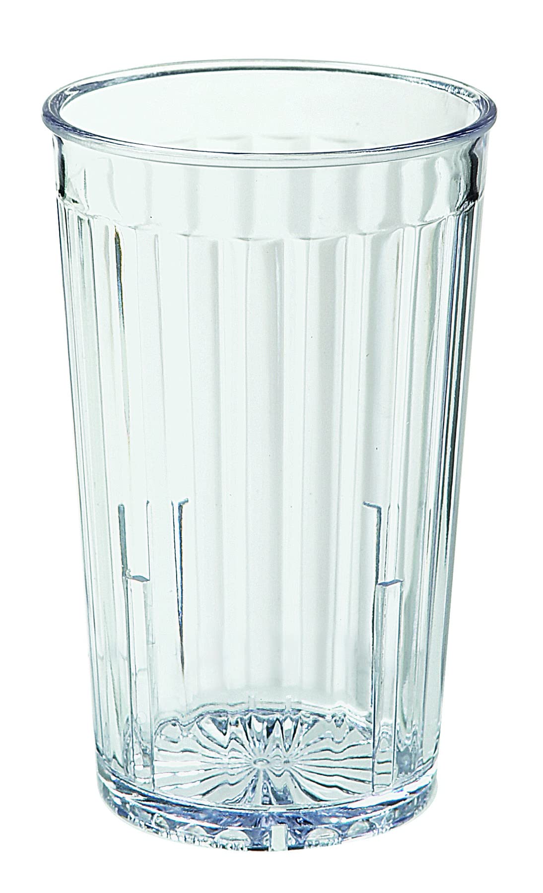 G.E.T. 8810-1-CL-EC Spektrum BPA-Free Multi-Faceted Plastic Tumblers, 10 Ounce, Clear (Set of 4)