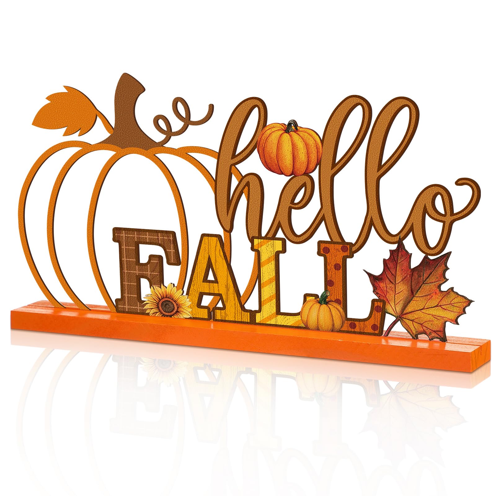 Cinnvoice Table Sign Decoration Farmhouse Table Centerpiece Signs Letter Tiered Tray Decorations for Holiday Kitchen Home Party 