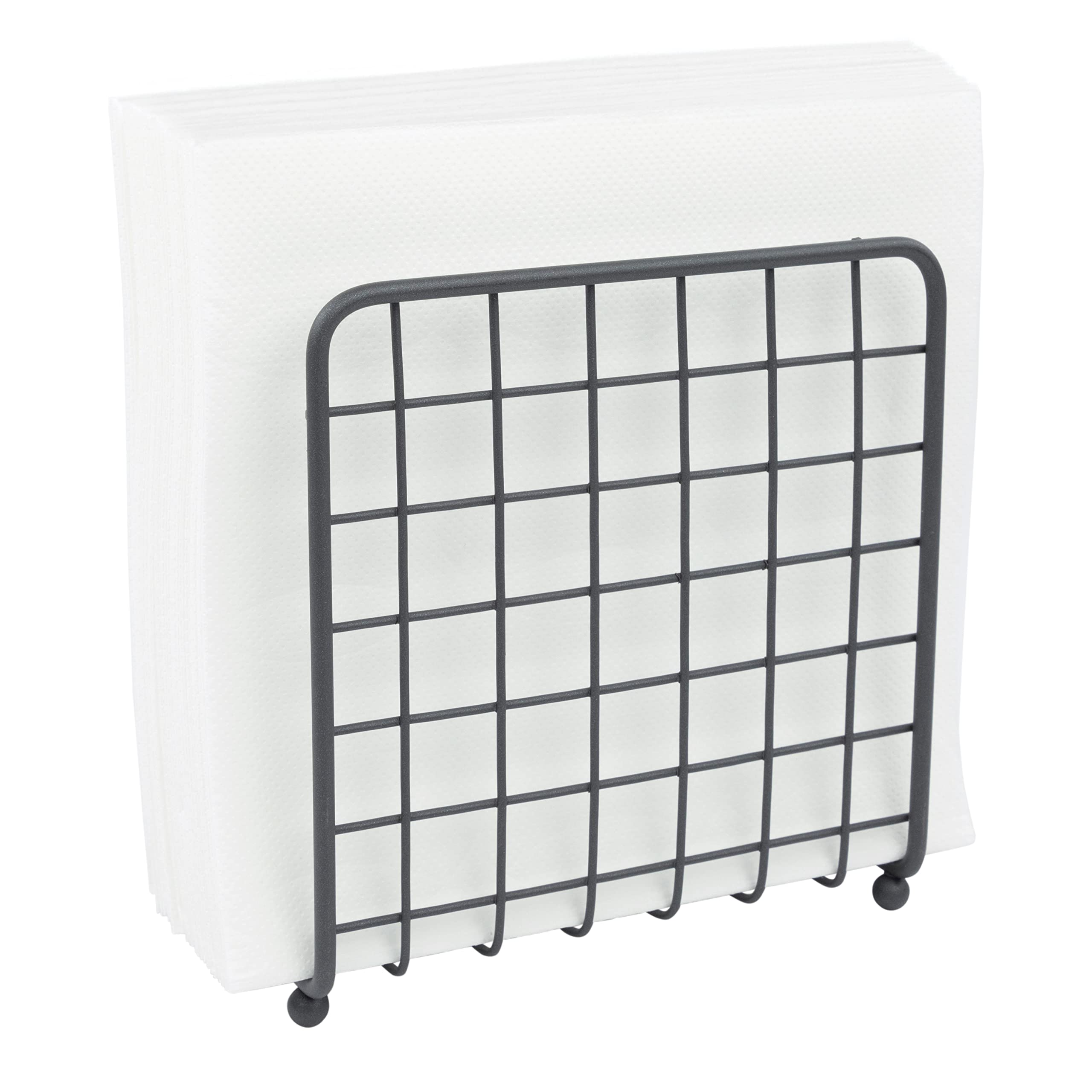 Spectrum Diversified Napkin Holder Grid, Industrial Gray