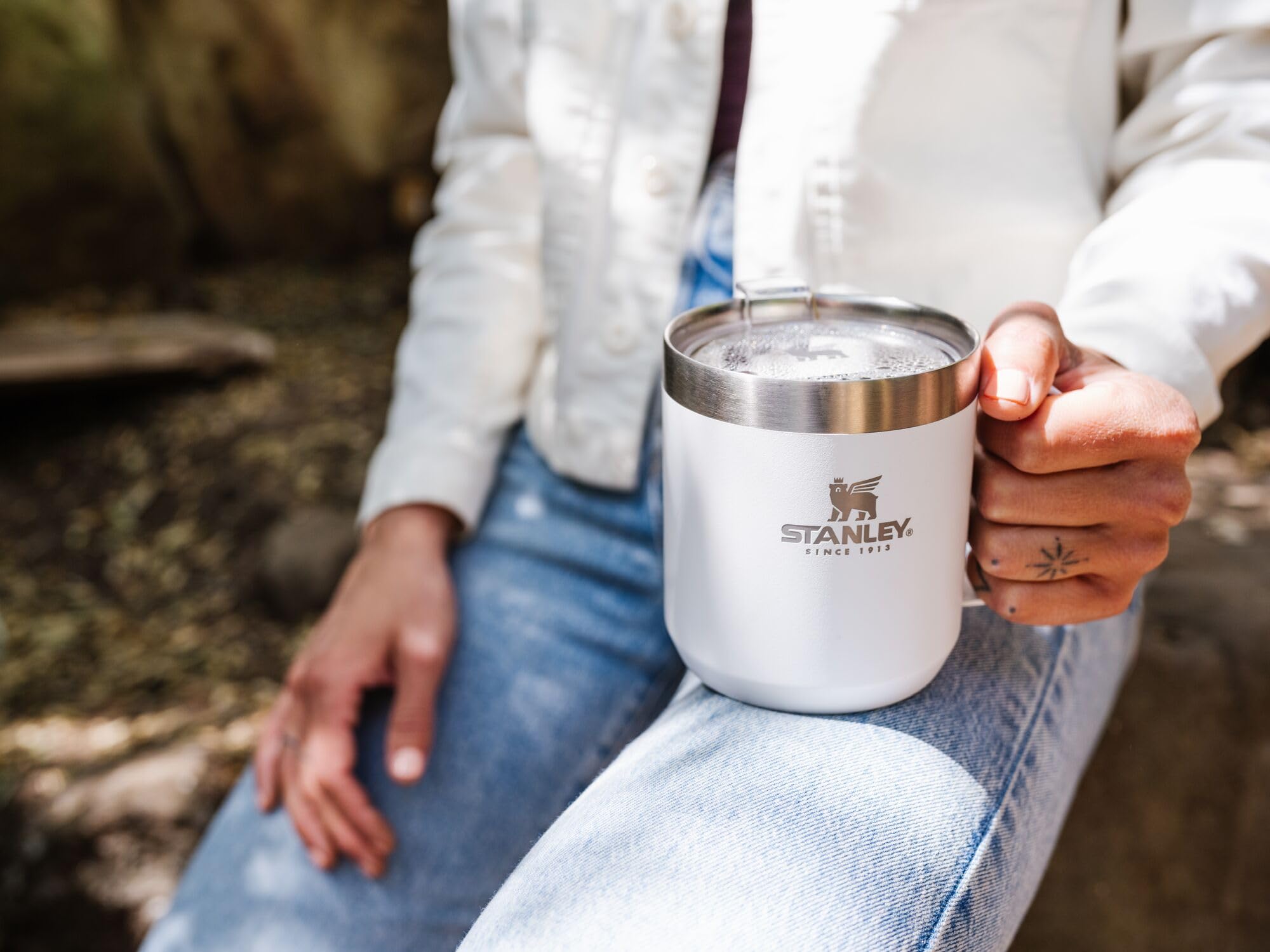 Stanley Stay-Hot Camp Mug 12Oz Black 2.0