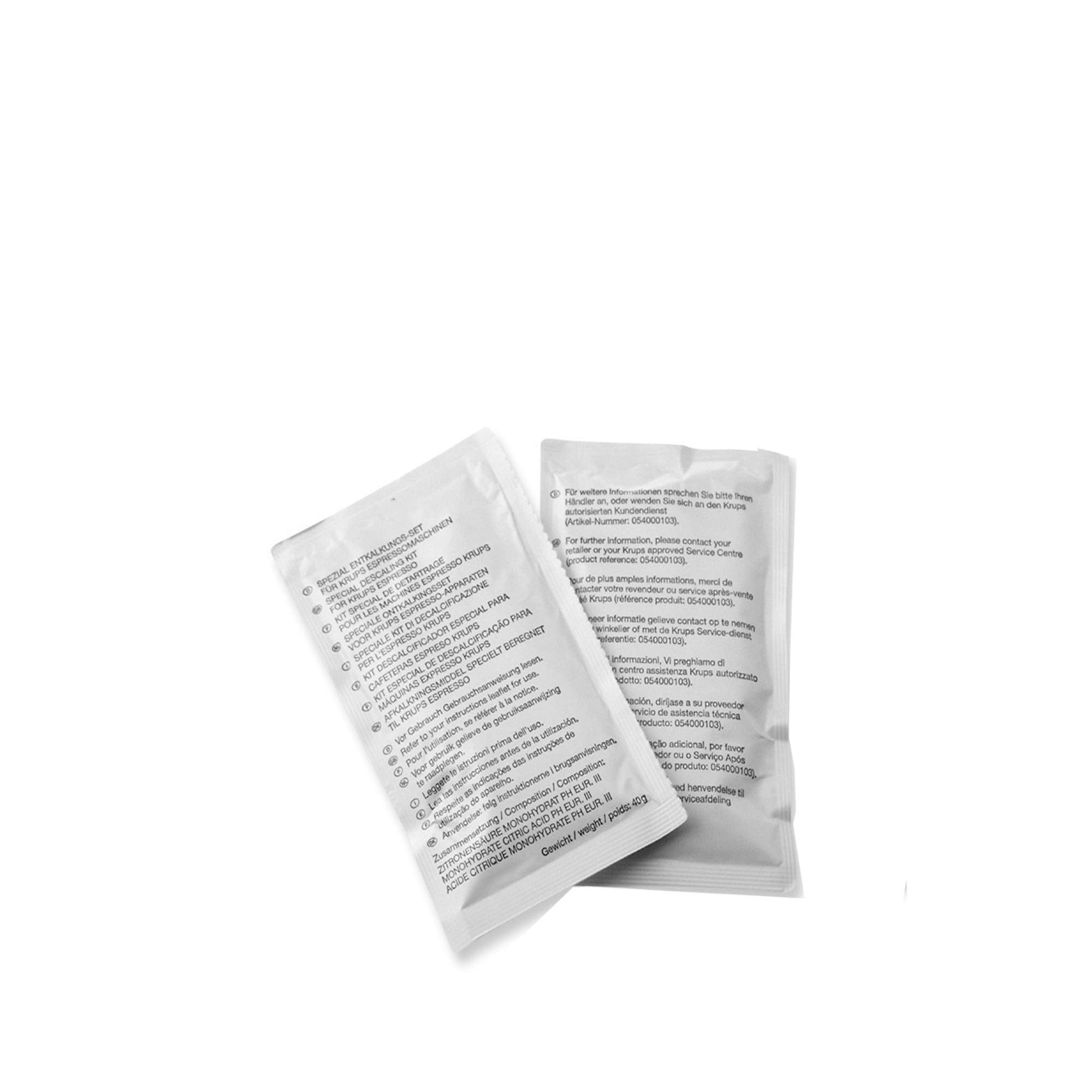 KRUPS F054 Descaling Powder for Kettles Coffee and Espresso Makers Fully Auto Machines EA8442 And EA8250