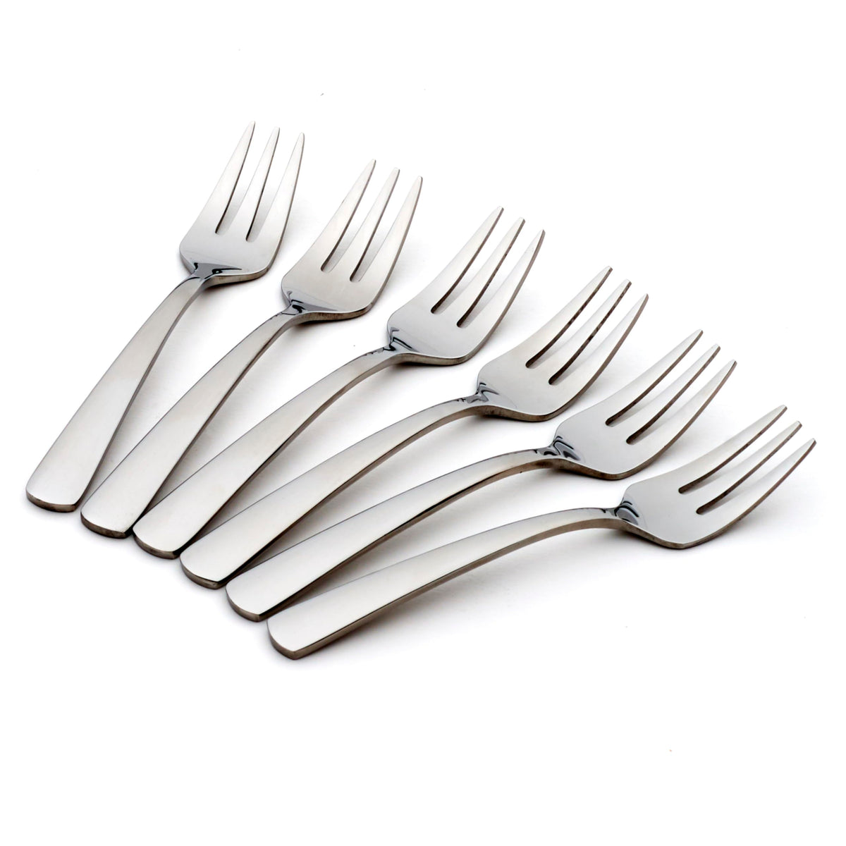 Oneida Aptitude Everyday Flatware Dinner Forks, Set Of 6, 18/0 Stainless Steel, Silverware Set