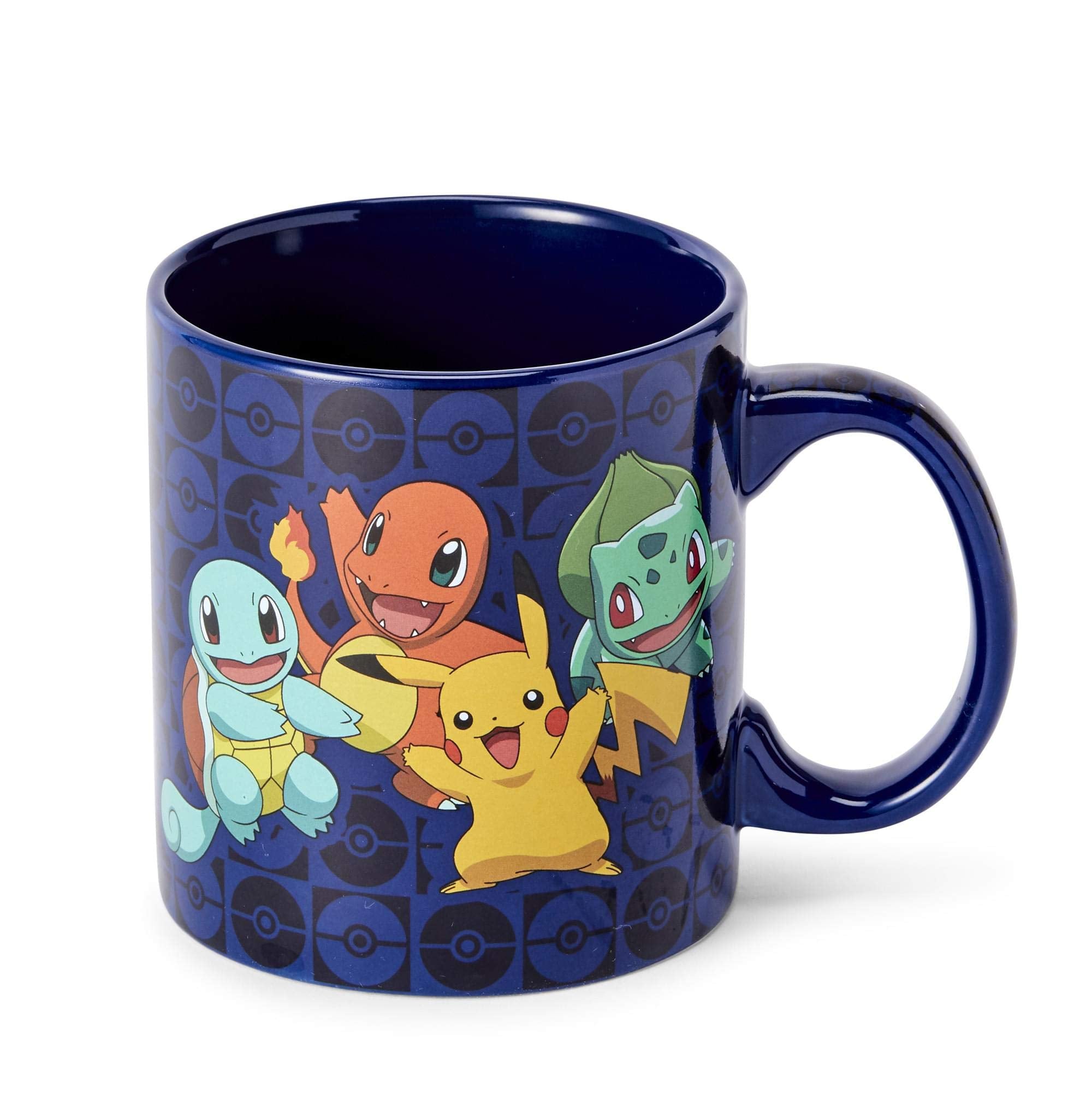 Pokmon Original Generation One Starters Coffee Mug | Features Pikachu & More