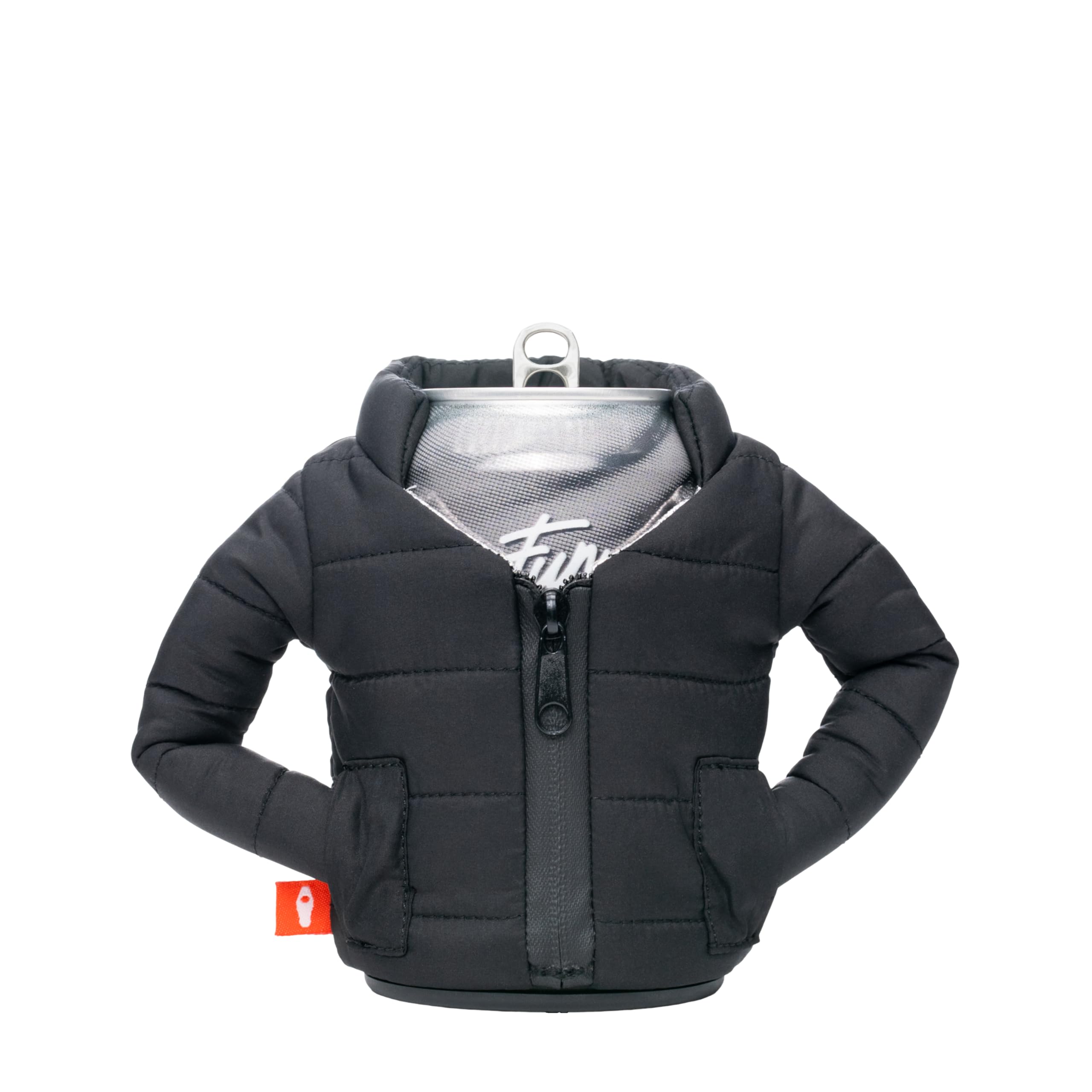 Puffin - The Puffy Beverage Jacket, Insulated Can Cooler, Black