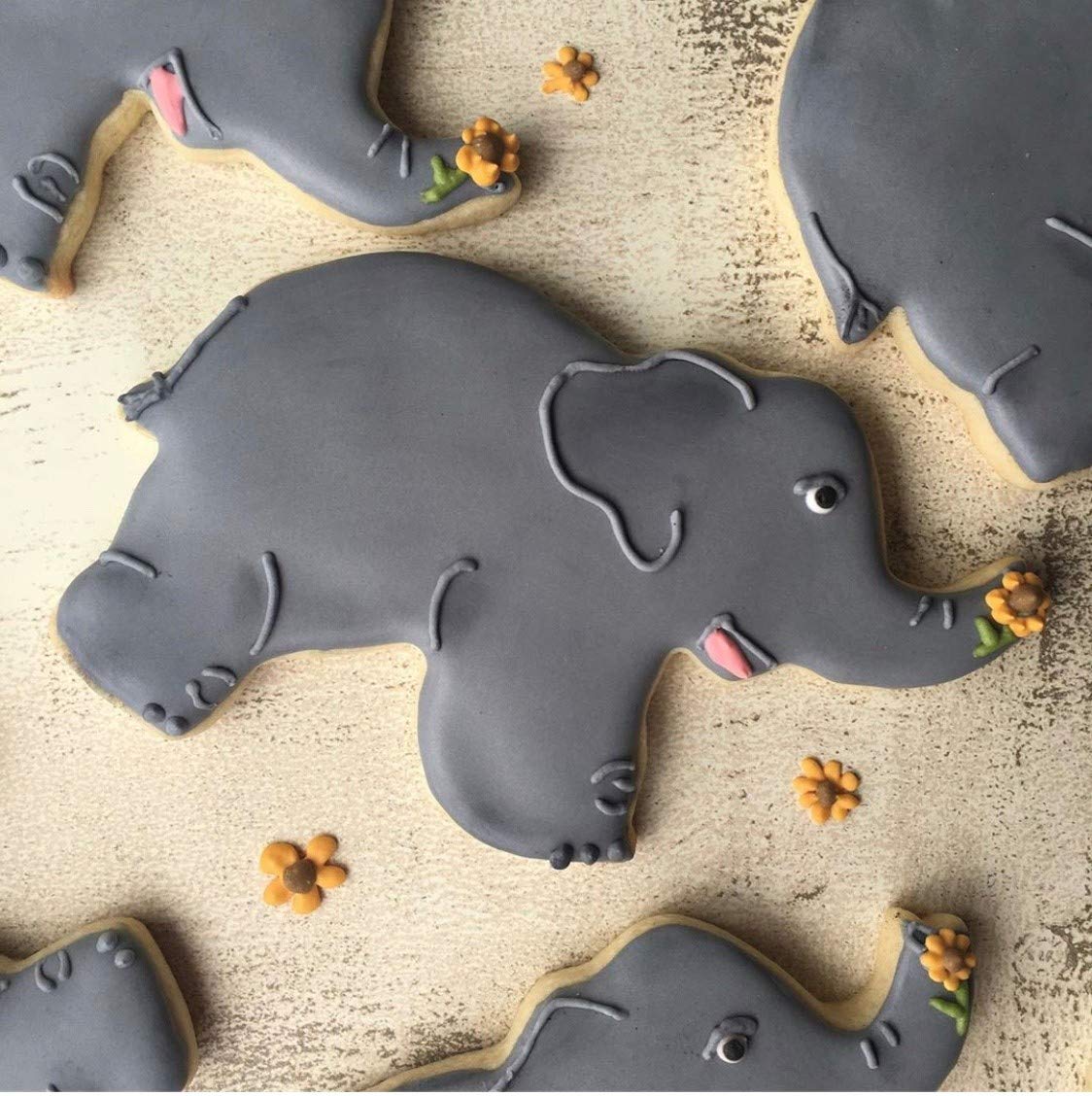 Elephant Cookie Cutter 5.25'' Made In Usa By Ann Clark