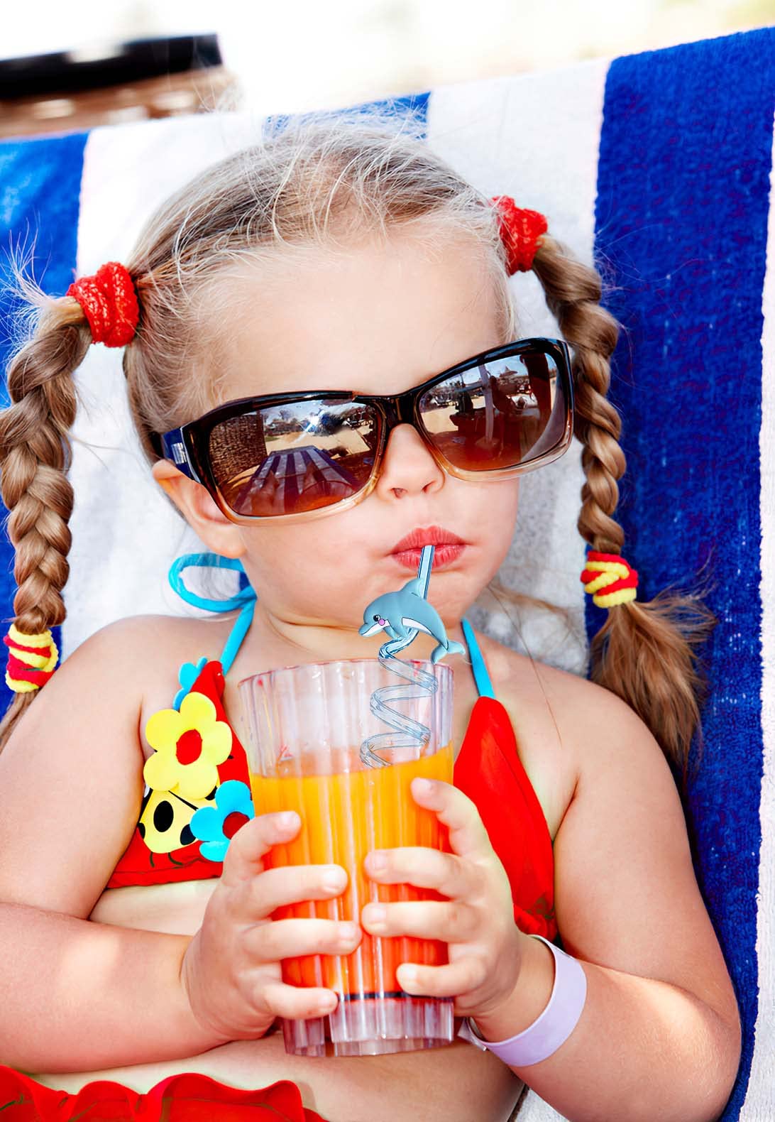 Reusable Sea Animal Straws For Sea Party Favors, 16 Pcs Plastic Ocean Creature Drinking Straws Silly Swirly Straws For Kids Part