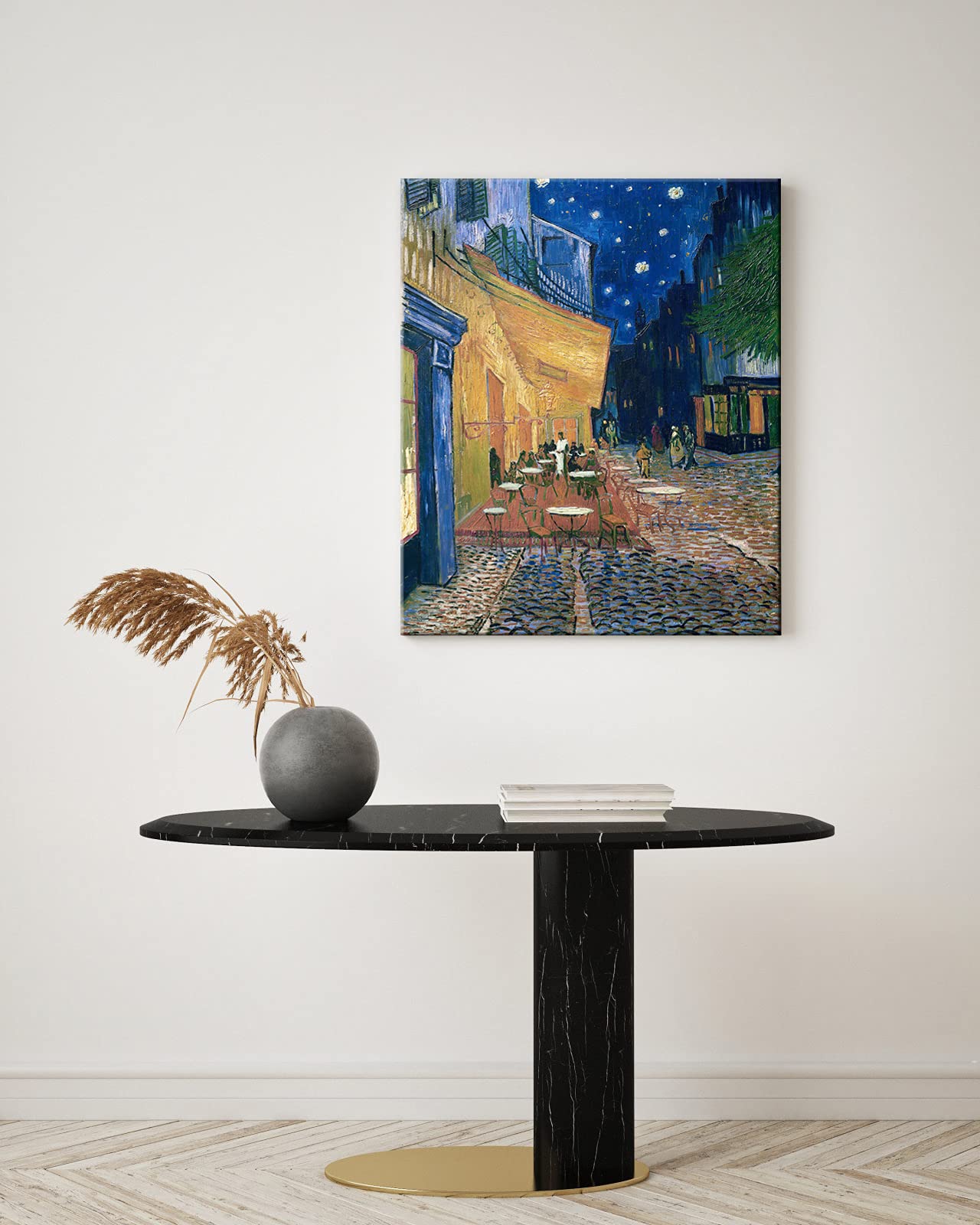 Wieco Art Cafe Terrace At Night Large Modern Giclee Canvas Prints Vincent Van Gogh Artwork Oil Paintings Reproduction Landscape