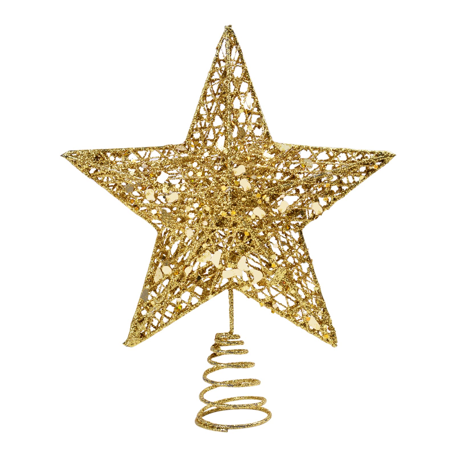 Christmas Tree Topper Christmas Tree Star Gold Star Tree Topper Metal Glitter Christmas Star Xmas Tree Topper for Christmas Tree